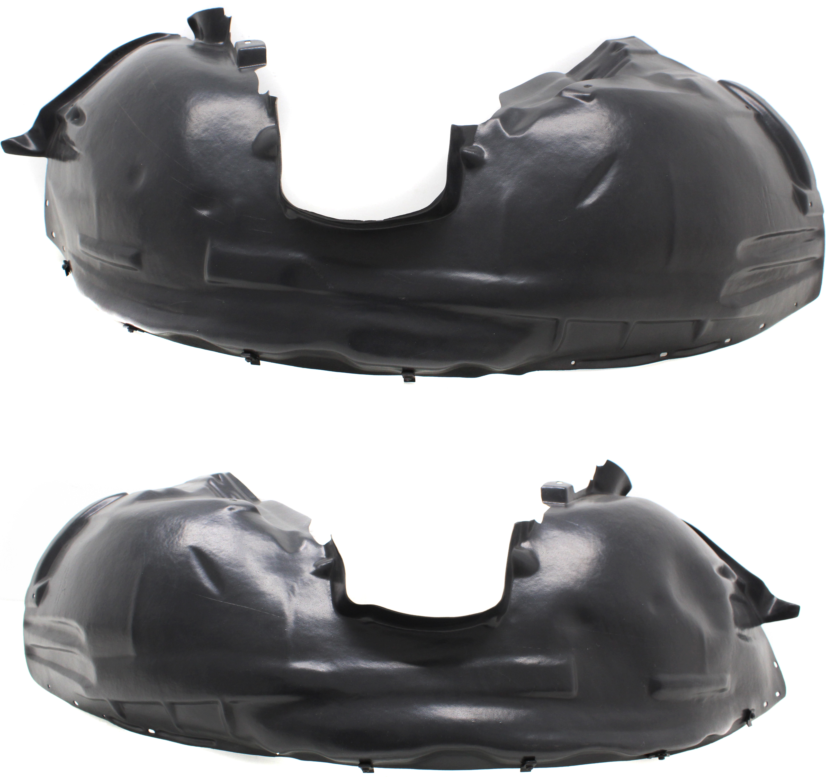 AM XC60-10-17 FRONT FENDER LINER RH AND LH SKU SET REPV222131 Partslink VO1249114 VO1248114 OEM 314078254-314078247