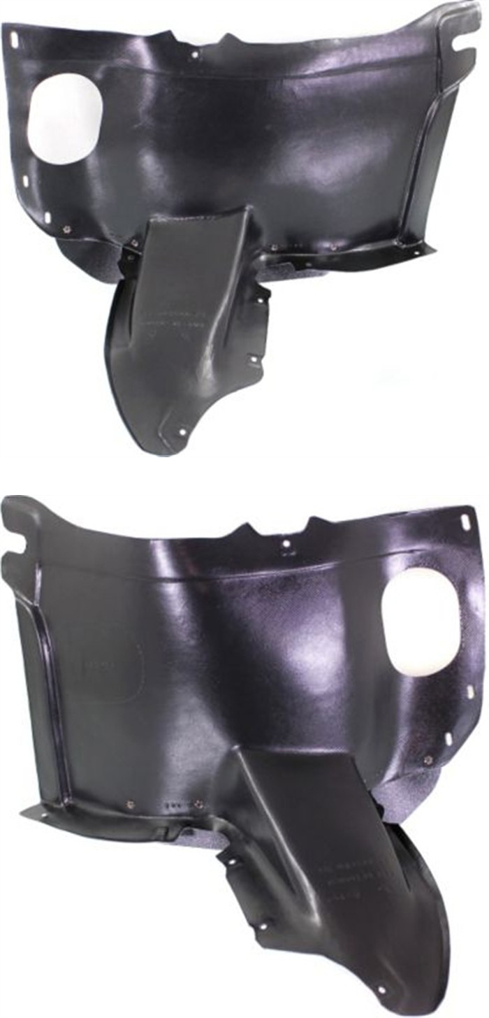AM GOLF GTI 10-14 FRONT FENDER LINER RH AND LH Front Section w Hole Hatchback SKU SET REPV222143 Partslink VW1249118 VW1248118 OEM 5K0805912E 5K0805911G