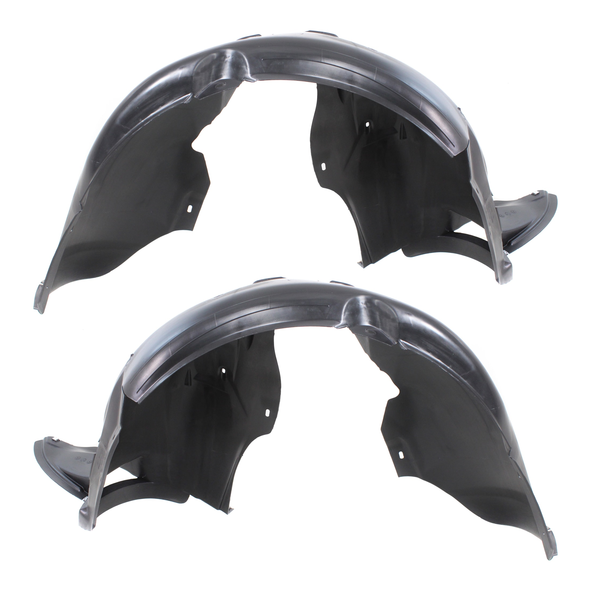 AM JETTA 15-18 FRONT FENDER LINER RH AND LH Plastic Sedan CAPA SKU SET REPV222165Q Partslink VW1248135C VW1249135C OEM 5C6805911L 5C6805912L