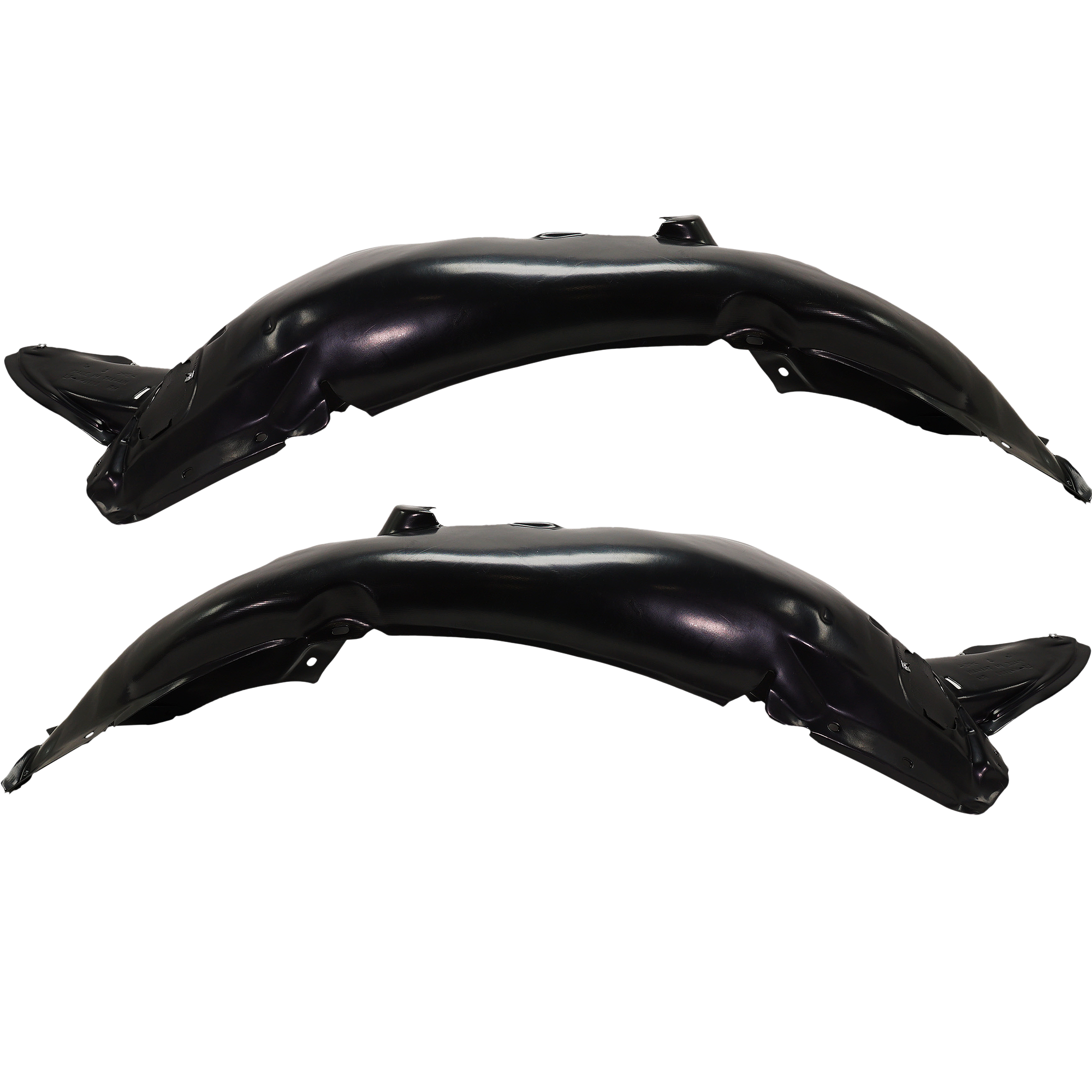 AM JETTA 15-18 FRONT FENDER LINER RH AND LH Polyethylene SKU SET REPV222167 Partslink VW1248152 VW1249152 OEM 5C6805911L PFM 5C6805912L PFM
