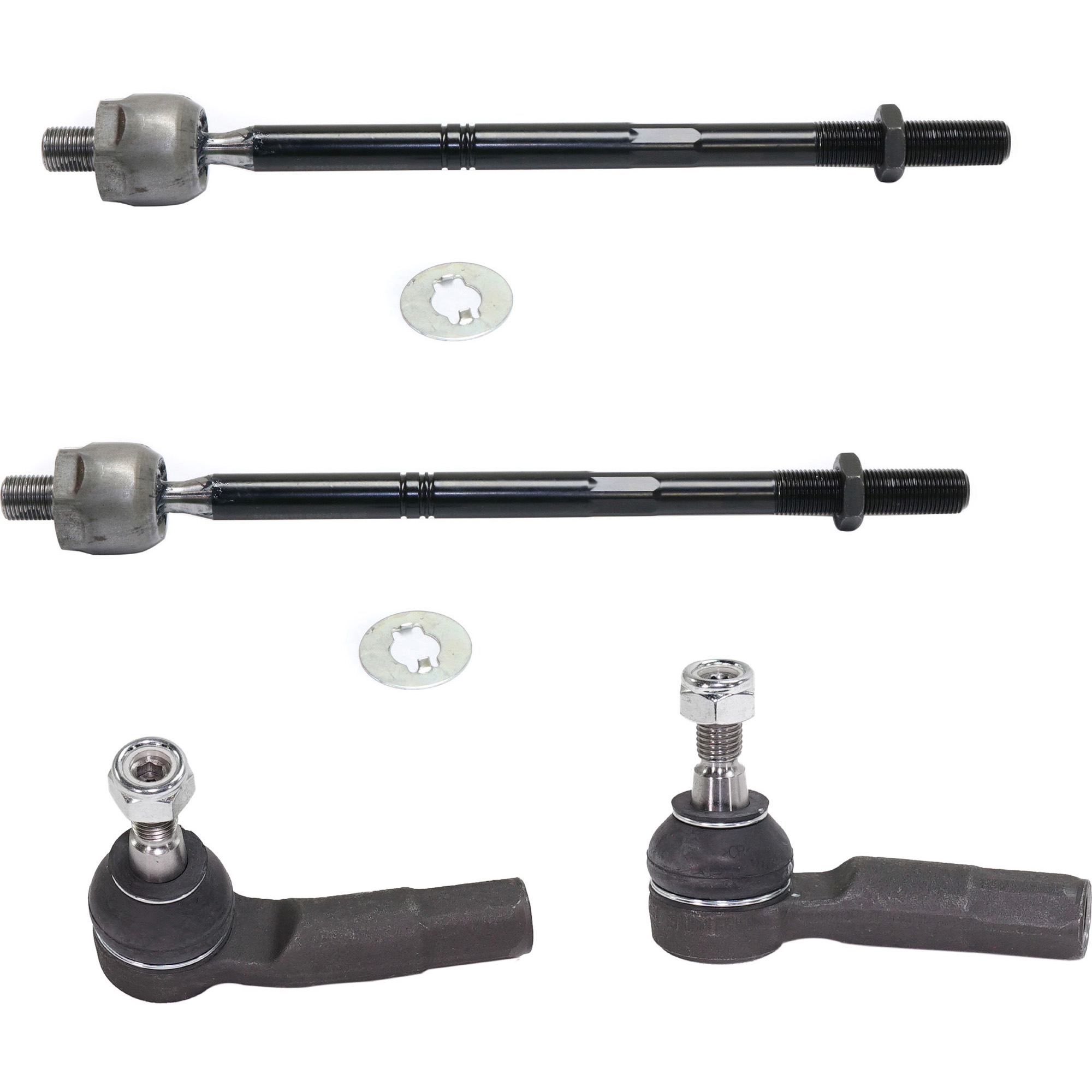 AM CC 09-17 PASSAT 07-10 GOLF 18-19 FRONT TIE ROD RH AND LH Inner and Outer SKU SET REPV282122-4 A OEM 1K0423810A 1K0423811G 1K042381