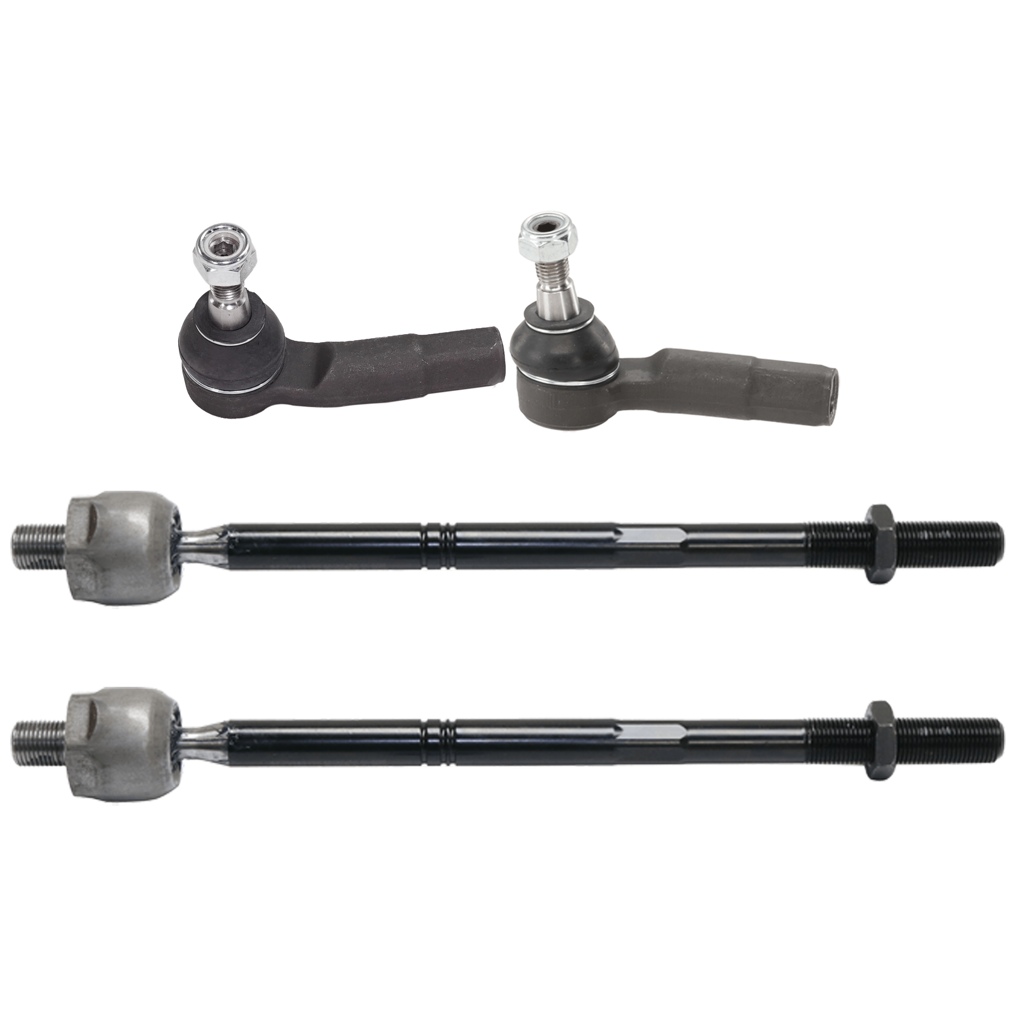 AM CC 09-17 FRONT TIE ROD RH AND LH Inner and Outer SKU SET REPV282129-4B OEM 1K0423810A 1K0423811G 2693427