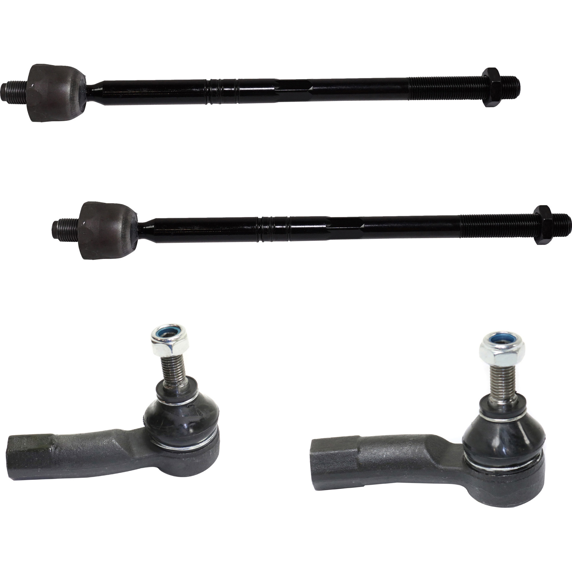 AM BEETLE PASSAT 12-19 TIGUAN 18-19 FRONT TIE ROD END RH AND LH Inner and Outer SKU SET REPV282130-4 OEM 1015850-2693426-4012089-401220