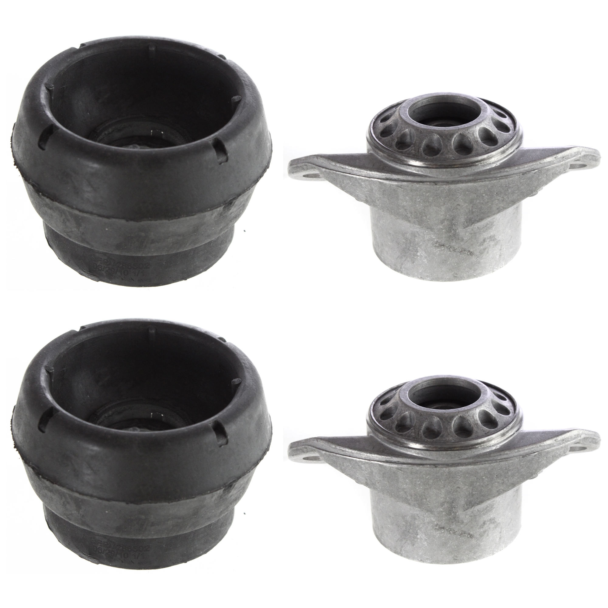 AM BEETLE 98-10 REAR SHOCK AND STRUT MOUNT RH AND LH 4 pc kit SKU SET REPV286502-4 OEM 142651-802270-904905-1J0412331
