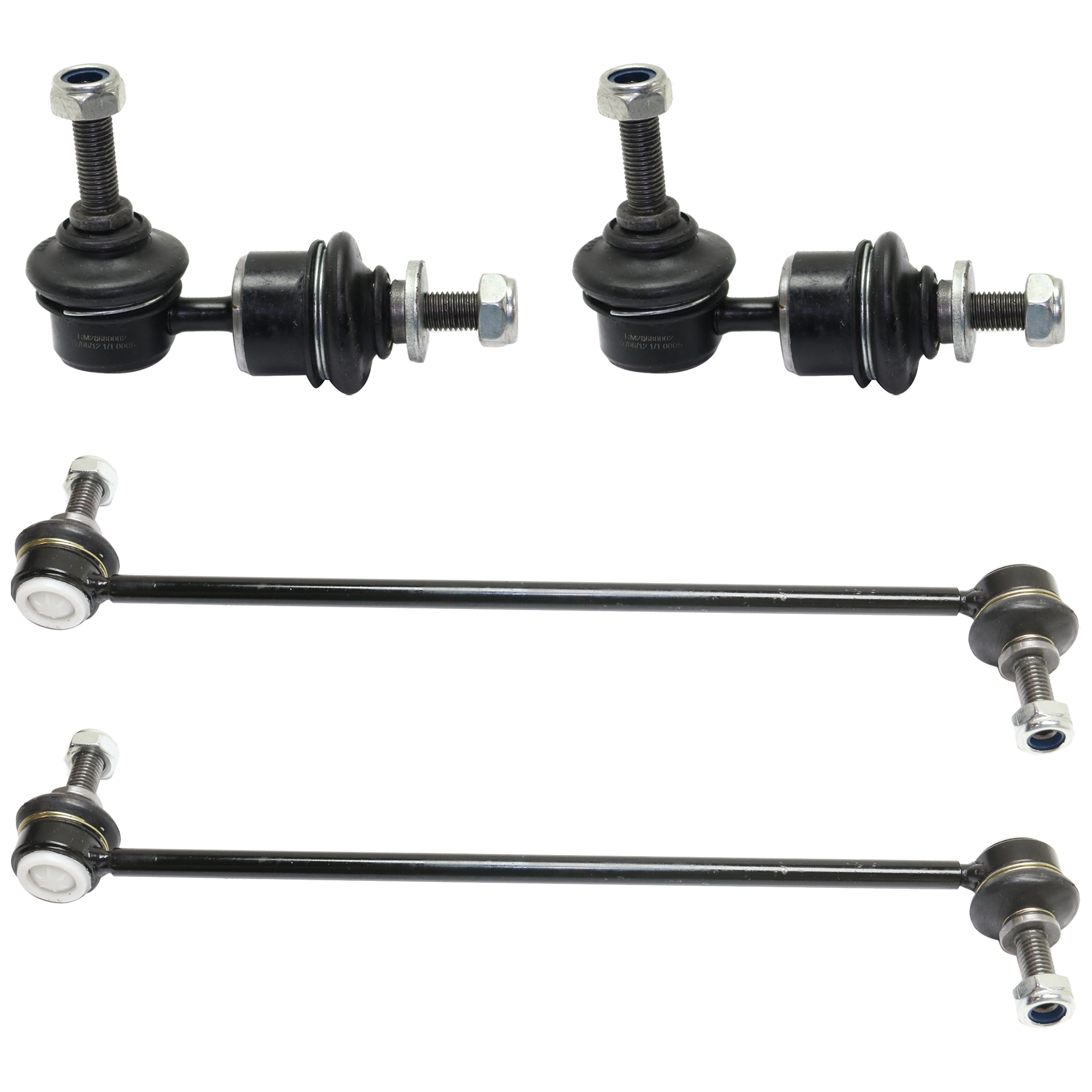 AM MAZDA 5-06-17 S40-04-11 FRONT AND REAR SWAY BAR LINK RH AND LH Exc. Turbocharged Models SKU SET REPV286801-4 OEM 1015762-2651698-5451489-862357