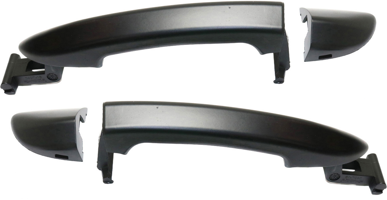 AM PASSAT 06-10 PASSAT CC 11-16 FRONT DOOR HANDLE RH and LH Outside Prmd Blk Plastic w o Hole w o Sensor =REAR SKU SET REPV462145K OEM 3C0837206GRU 3C0837205GRU