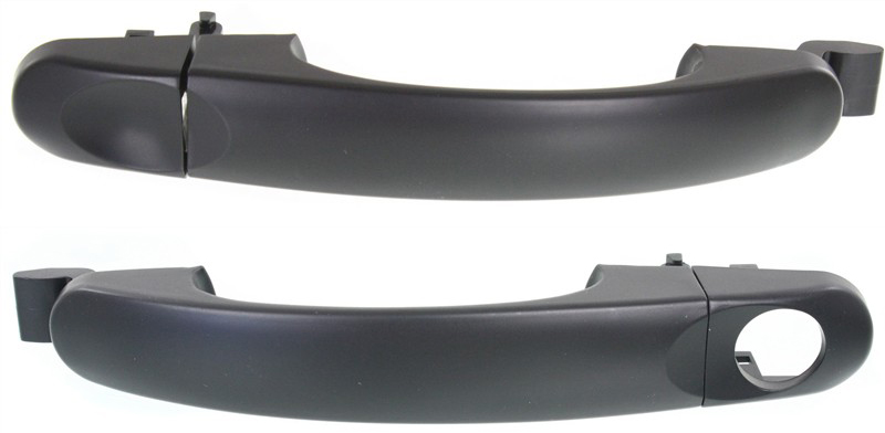 AM BEETLE 98-10 FRONT EXTERIOR DOOR HANDLE RH AND LH Primed w o Keyhole Plastic SKU SET REPV462149K OEM 1C0837879AGRU 1C0837879GRU
