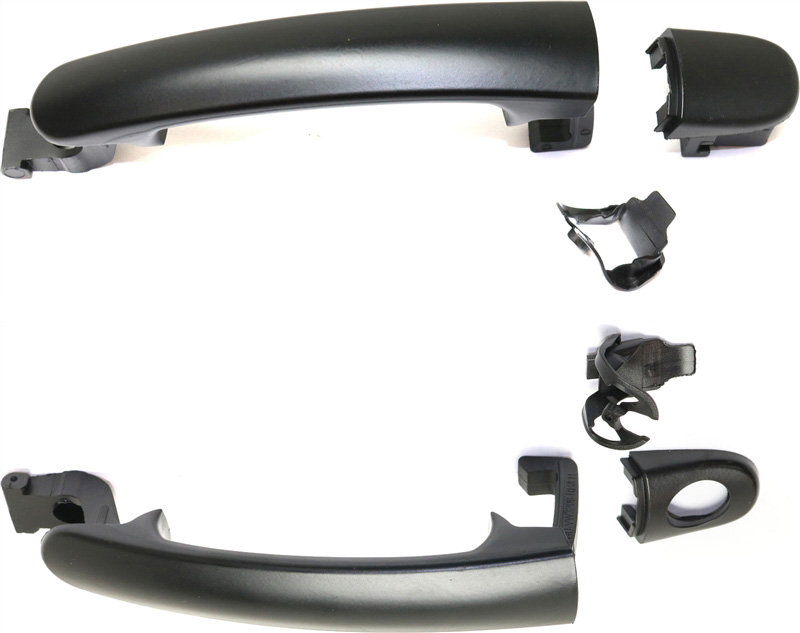 AM TIGUAN 09-17 JETTA 11-18 FRONT EXTERIOR DOOR HANDLE RH AND LH Primed Black Plastic =REAR RH LH SKU SET REPV462155K OEM 5N0837205MGRU 5N0839167BGRU 6R