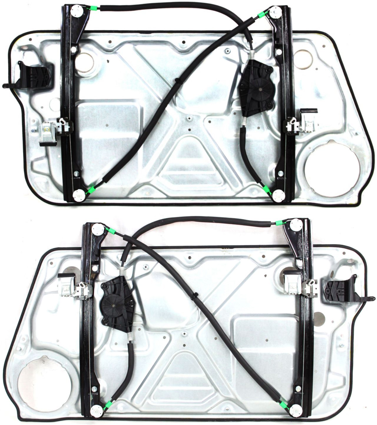 AM BEETLE 98-10 FRONT WINDOW REGULATOR RH AND LH Power Without Motor SKU SET REPV462915 OEM 1C0837655C 1C0837656C