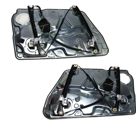 AM PASSAT 98-05 FRONT WINDOW REGULATOR RH AND LH Power Without Motor SKU SET REPV462925 Partslink VW1351103 VW1350103 OEM 3B1837462-3B1837461