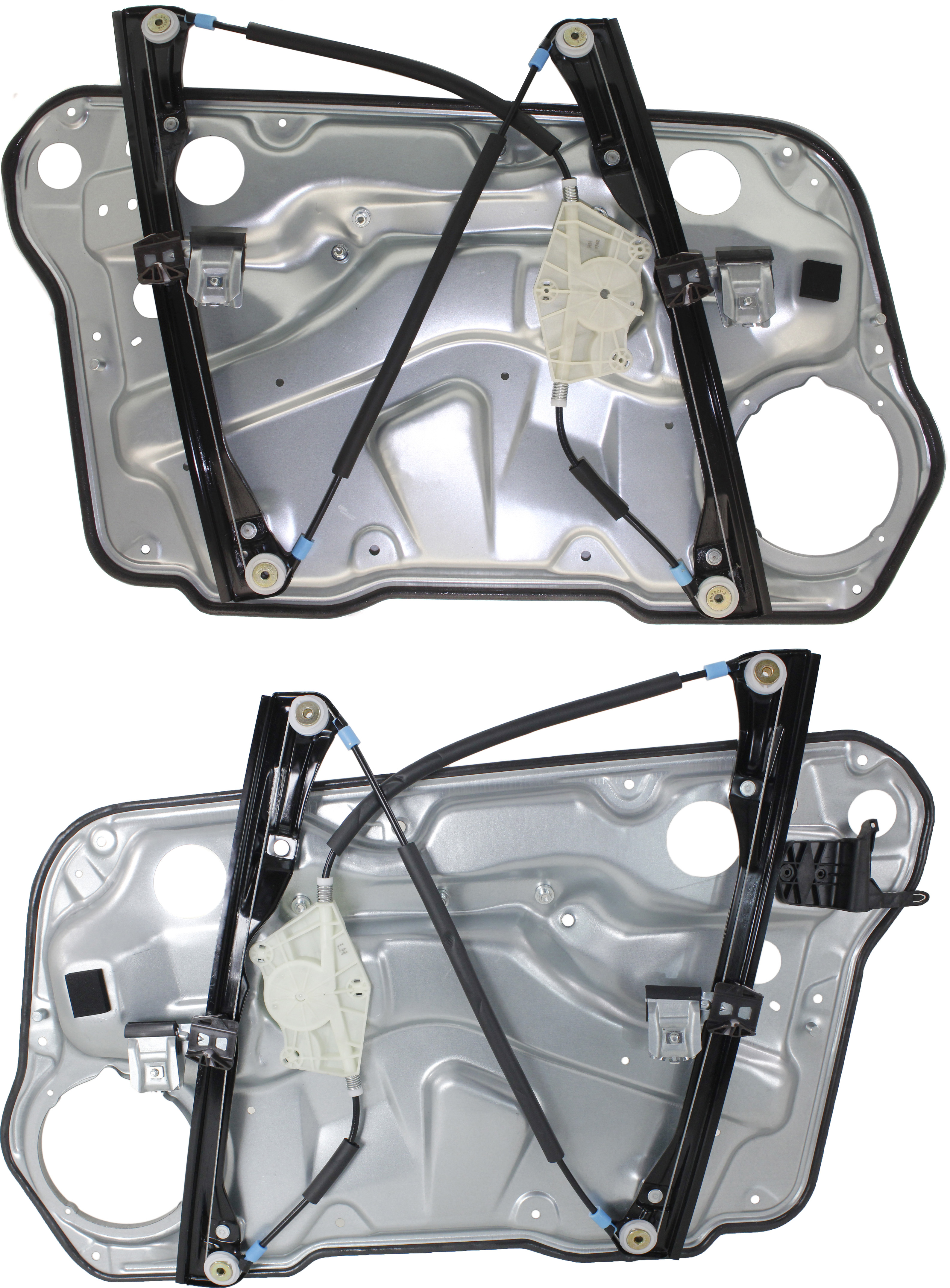 AM GOLF 99-06 JETTA 99-05 FRONT WINDOW REGULATOR RH AND LH Manual SKU SET REPV462941 Partslink VW1351117 VW1350117 OEM 1J4837730BL 1J4837729BK