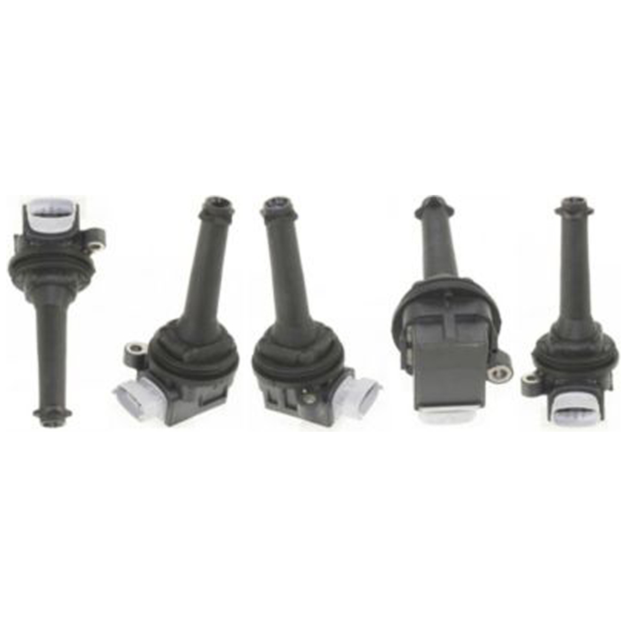 AM S40-04-11 S60-04-16 IGNITION COIL Set of 5-12 Volts 5 Cylinder Blade Type 4 Prong Male Terminal Coil Pack Sty SKU SET REPV504612-5