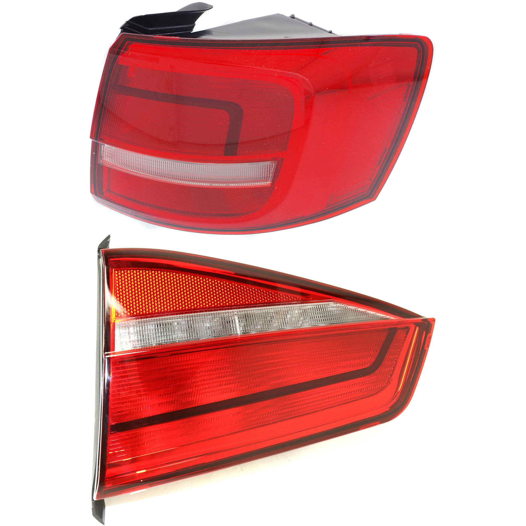 AM JETTA 15-15 TAIL LAMP RH Outer Assembly Halogen Hybrid Model To 6-28-15 SKU SET REPV730327 A Partslink VW2803112 VW2805112 OEM 5C6945094D 5C6945096F