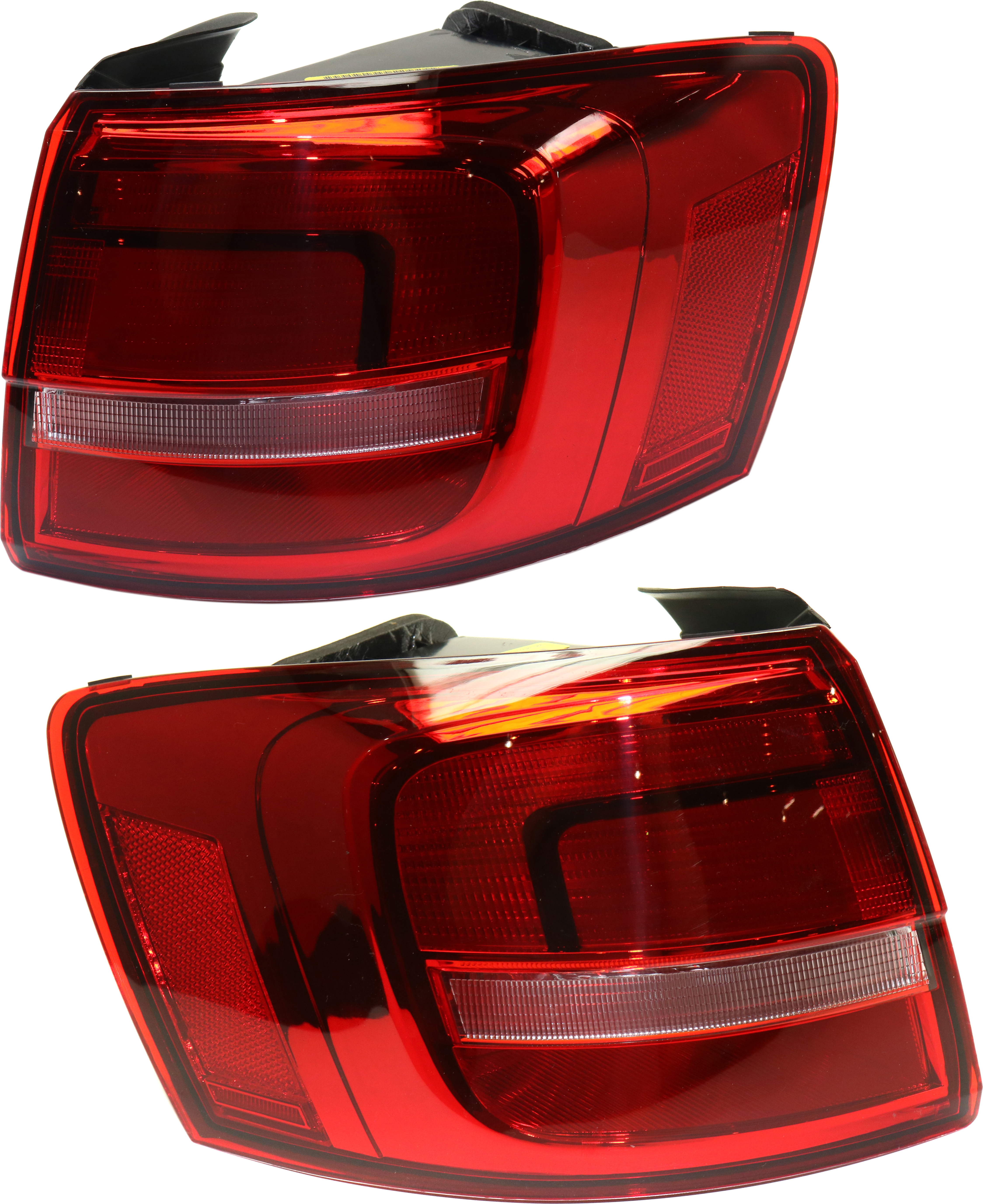 AM JETTA 15-15 TAIL LAMP RH AND LH Outer Assembly Halogen Hybrid Model To 6-28-15 CAPA SKU SET REPV730327Q Partslink VW2805112C VW2804112C OEM 5C6945096F 5C6945095F