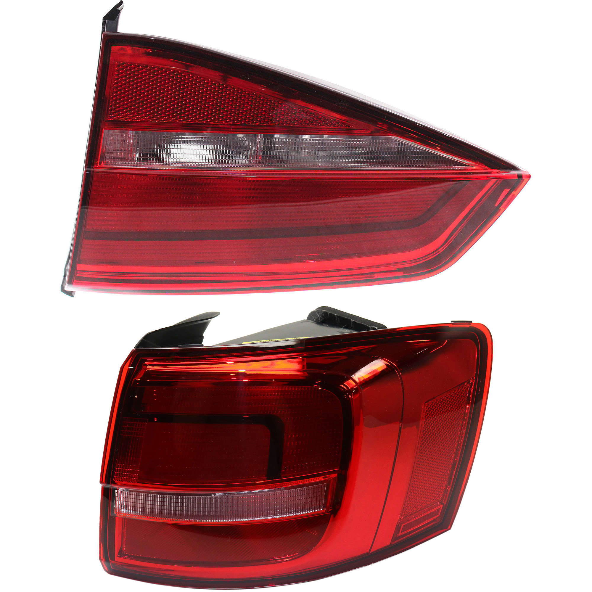 AM JETTA 15-15 TAIL LAMP RH Outer Assembly Halogen Hybrid Model CAPA SKU SET REPV730329Q A Partslink VW2803112C VW2805112C OEM 5C6945094D 5C6945096F