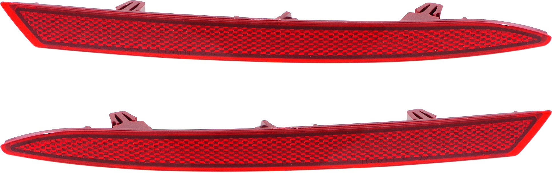 AM JETTA 11-14 REAR BUMPER REFLECTOR RH AND LH Sedan Exc. GLI Model CAPA SKU SET REPV731907Q Partslink VW1185101C VW1184101C OEM 5C6945106-5C6945105