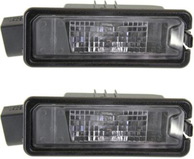AM BEETLE 12-15 REAR LICENSE PLATE LAMP RH and LH SKU SET REPV732901-2 Partslink VW2870108 OEM 1K8943021