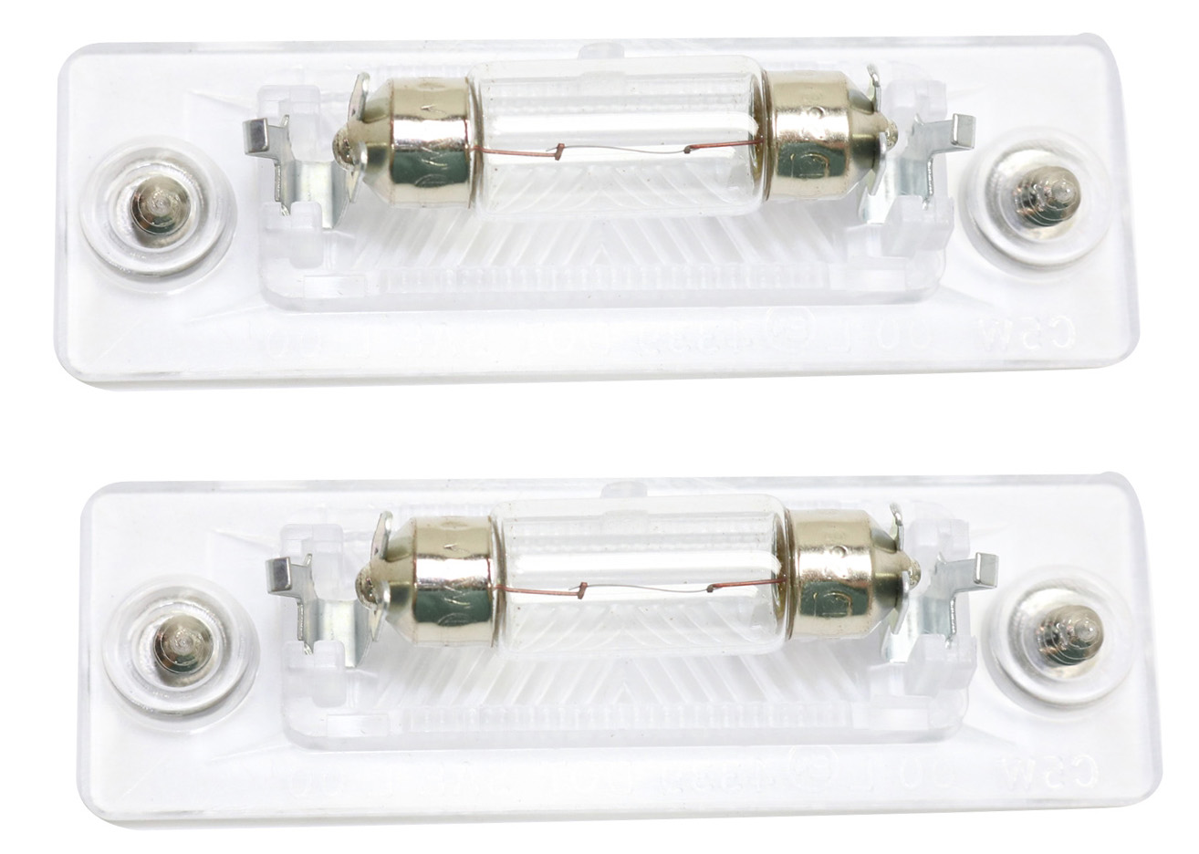 AM PASSAT 01-08 JETTA 05-10 REAR LICENSE PLATE LAMP RH AND LH Assembly SKU SET REPV732904-2 Partslink VW2870106 OEM 3B5998026A