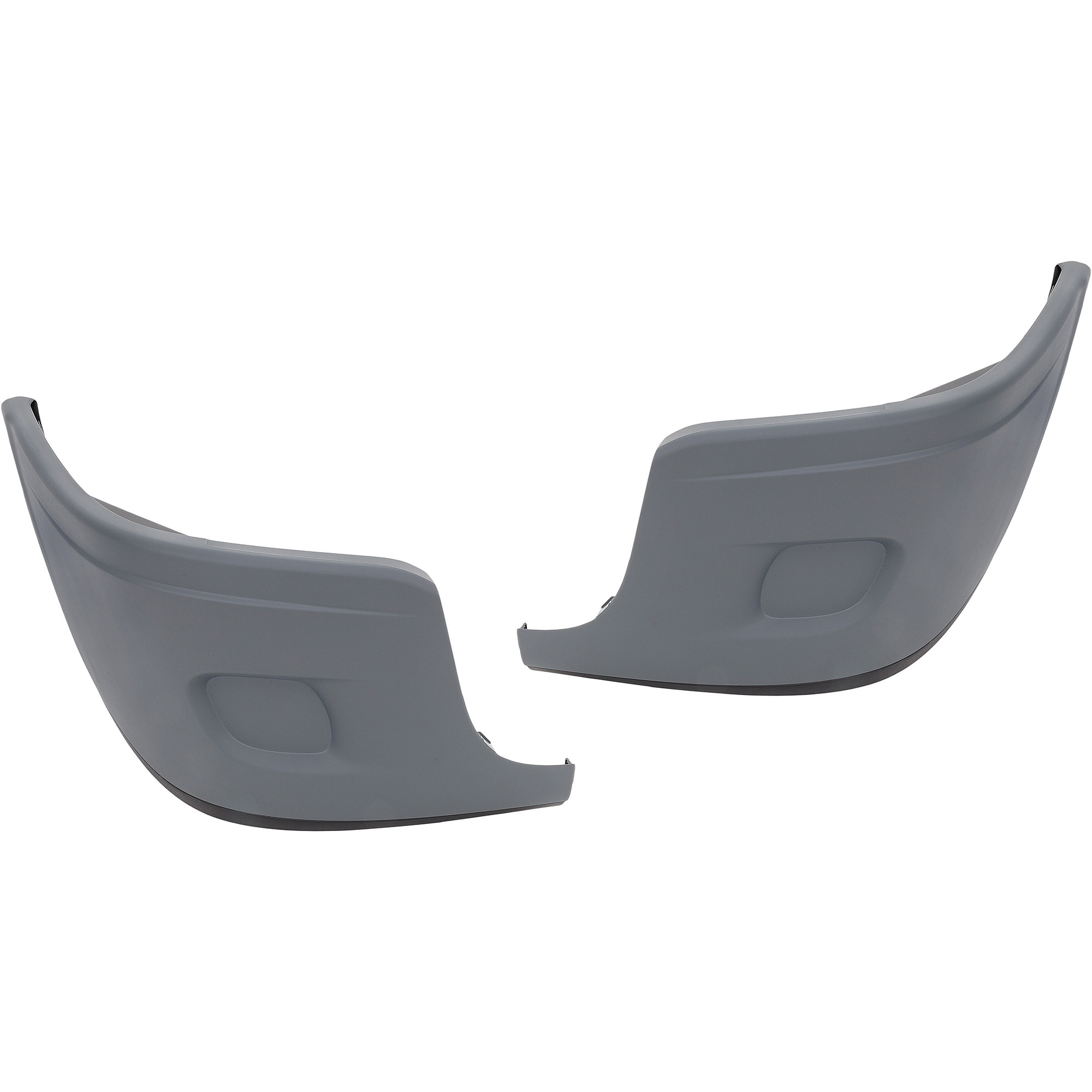 AM FREIGHTLINER CASCADIA 08-22 FRONT BUMPER RH AND LH w o Fog Light Holes Gray SKU SET RF01010031 HD OEM 2-127-300-000-212-730-000-000-000-000