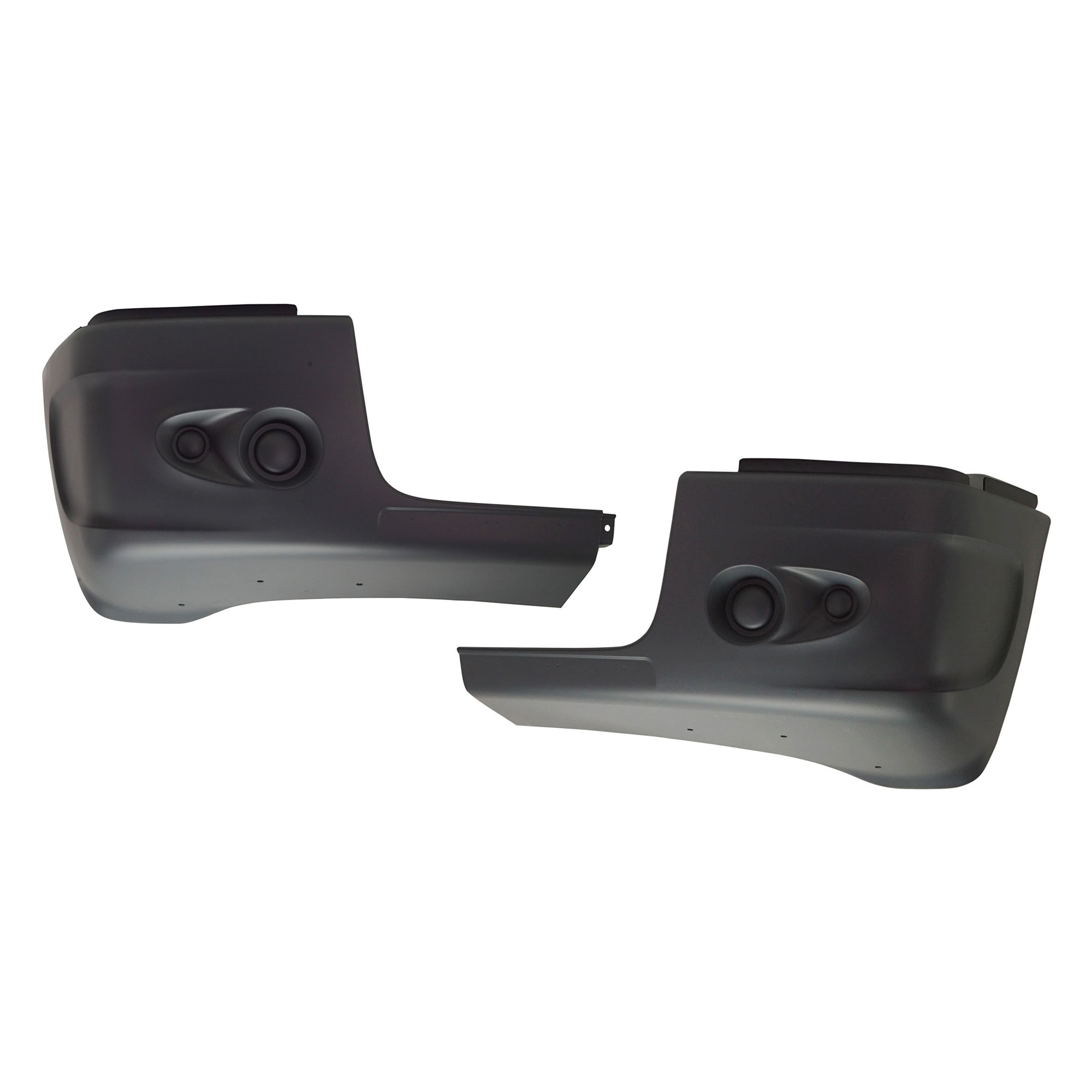 AM FREIGHTLINER CENTURY 05-11 BUMPER END RH AND LH w o Fog Light Hole SKU SET RF01110013 HD OEM 2126684001-2126684000