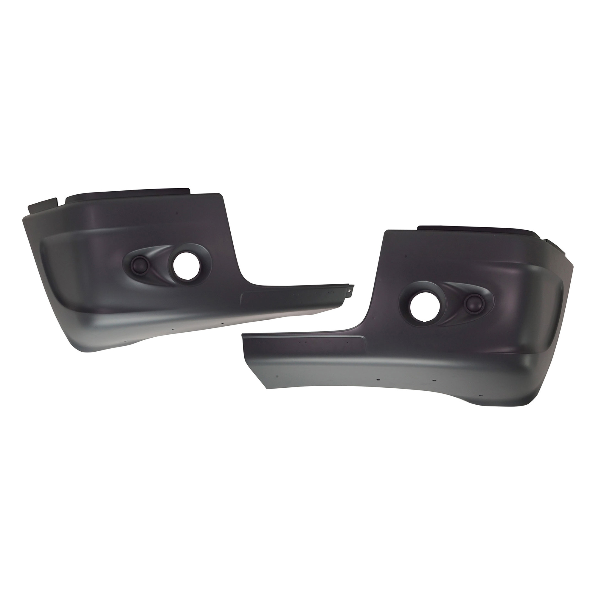 AM FREIGHTLINER CENTURY 05-11 BUMPER END RH AND LH w Fog Light Hole SKU SET RF01110017 HD OEM 2126684003-2126684002