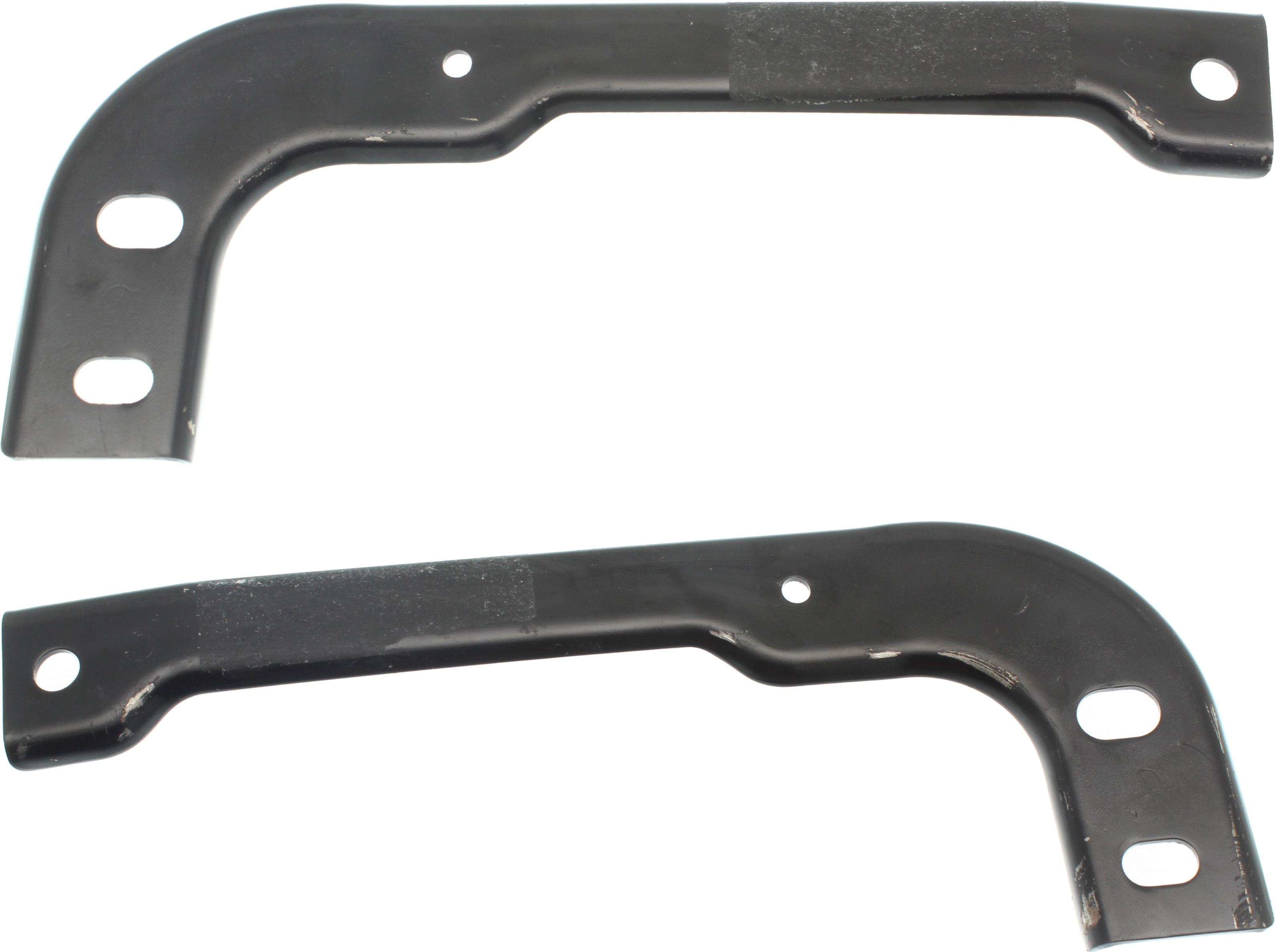 AM F 150-15-17 FRONT BUMPER BRACKET RH AND LH Outer Mounting Steel w or w o Side Covers Exc. Raptor Model All Cab Types SKU SET RF01310013 Partslink FO1043141 FO1042141 OEM FL3Z17754A FL3Z17755A