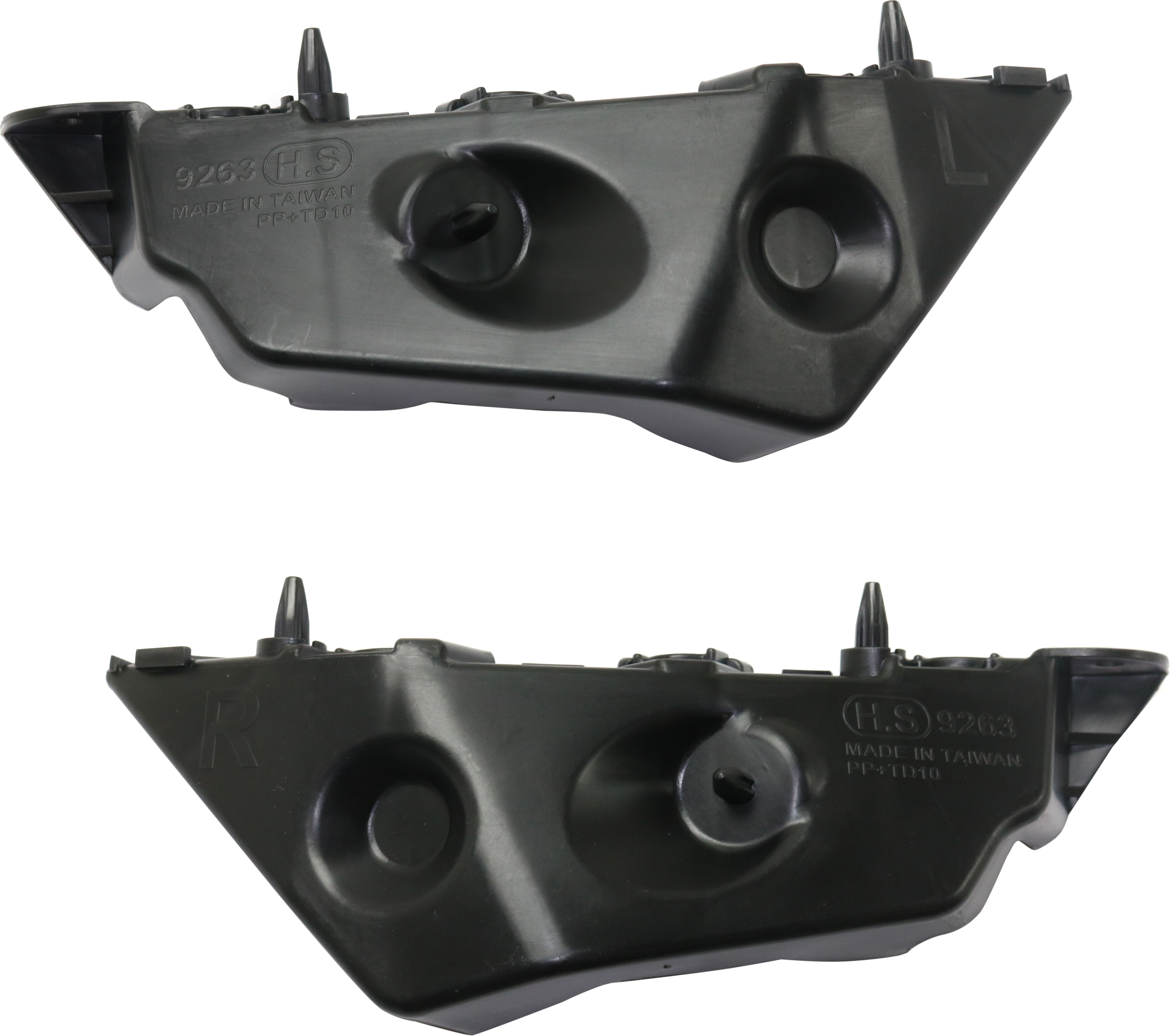 AM C MAX 13-18 FRONT BUMPER BRACKET RH AND LH Side Cover Reinforcement Energi Model 13-17 SKU SET RF01310019 Partslink FO1042152 FO1043152 OEM AM5Z17C947B AM5Z17C947A