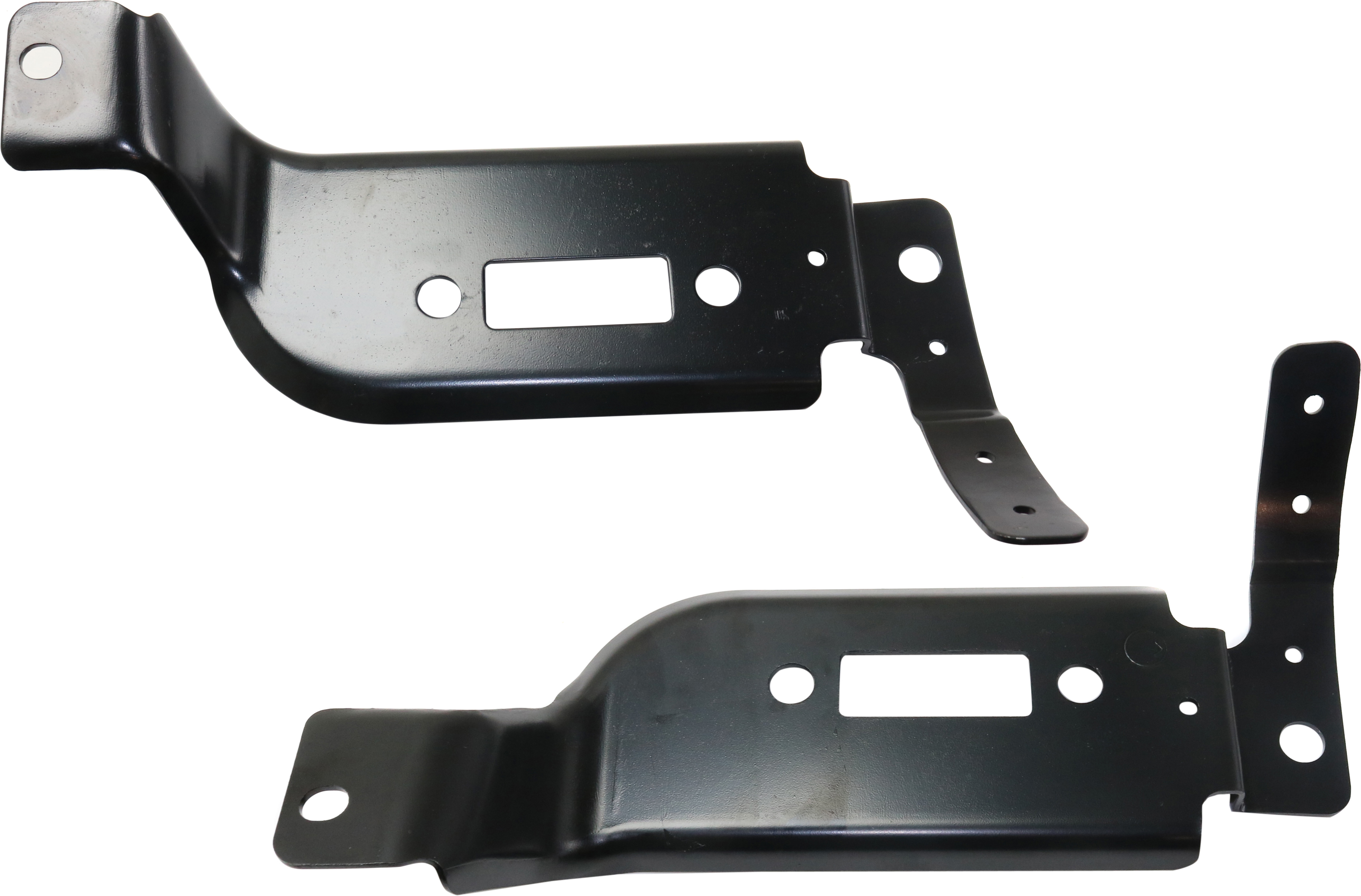 AM F SERIES SUPER DUTY 17-19 FRONT BUMPER BRACKET RH AND LH Set of 2 Outer All Cab Types SKU SET RF01310023 Partslink FO1063104 FO1062104 OEM HC3Z17754A HC3Z17755A