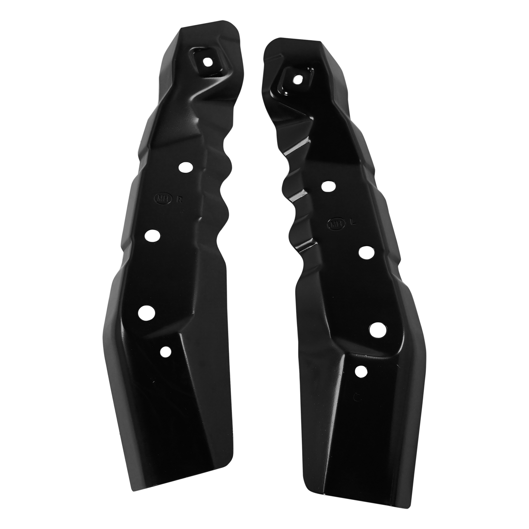 AM RANGER 19-23 FRONT BUMPER BRACKET RH AND LH Reinforcement Bracket SKU SET RF01310029 Partslink FO1244114 FO1245114 OEM KB3Z16D268A KB3Z16D269A