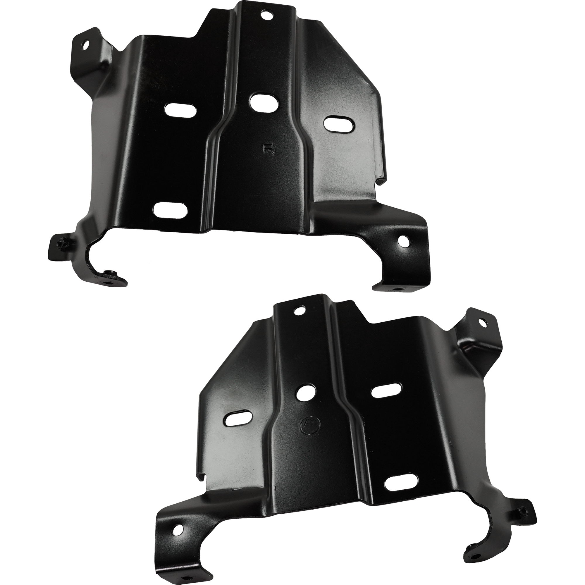 AM RANGER 19-23 FRONT BUMPER BRACKET RH AND LH Mounting Plate SKU SET RF01310037 Partslink FO1067200 FO1066200 OEM KB3Z17B984A KB3Z17B985A