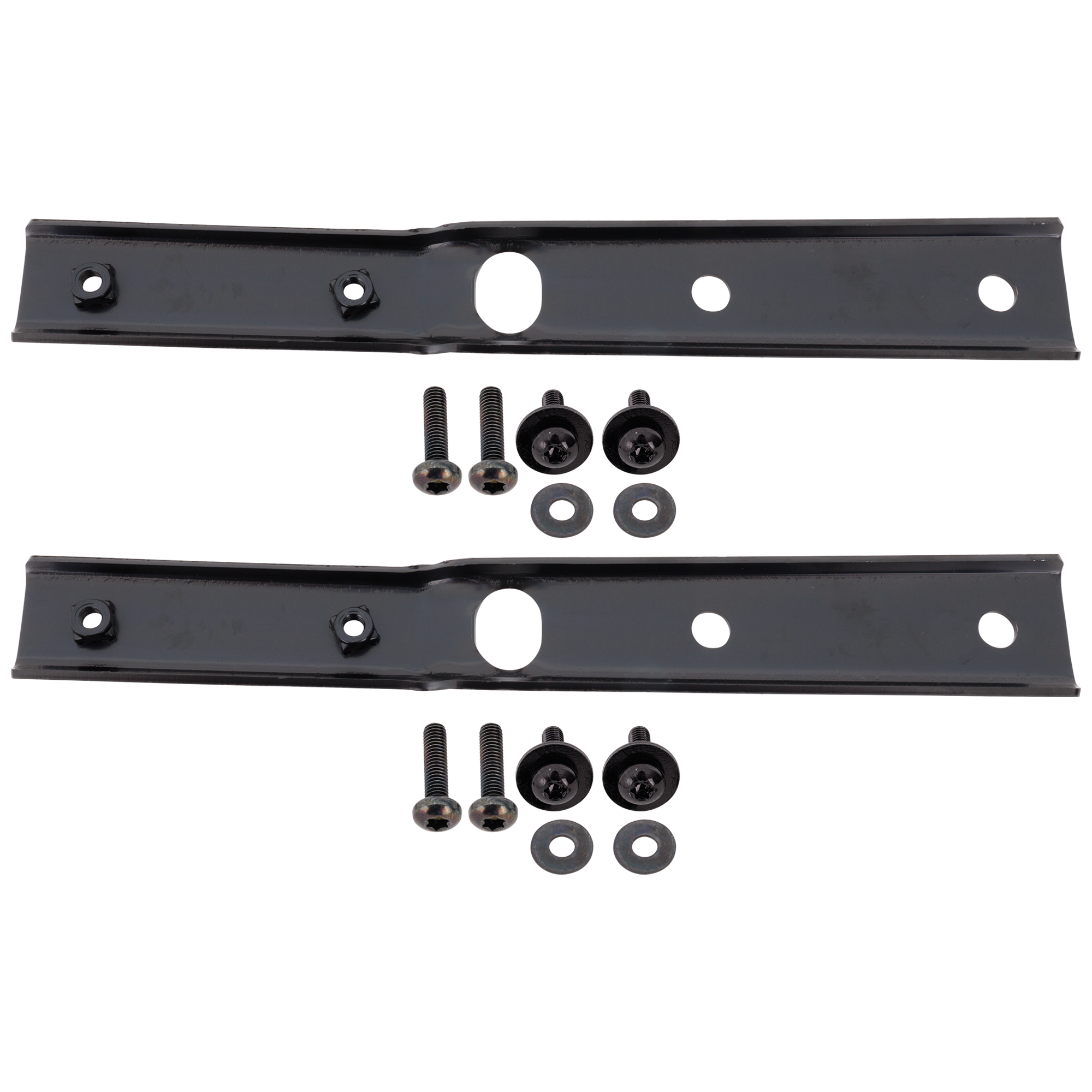 AM FREIGHTLINER CASCADIA 18-22 FRONT BUMPER GRILLE BRACKET RH AND LH Black Steel SKU SET RF01310065 HD OEM A2129039000