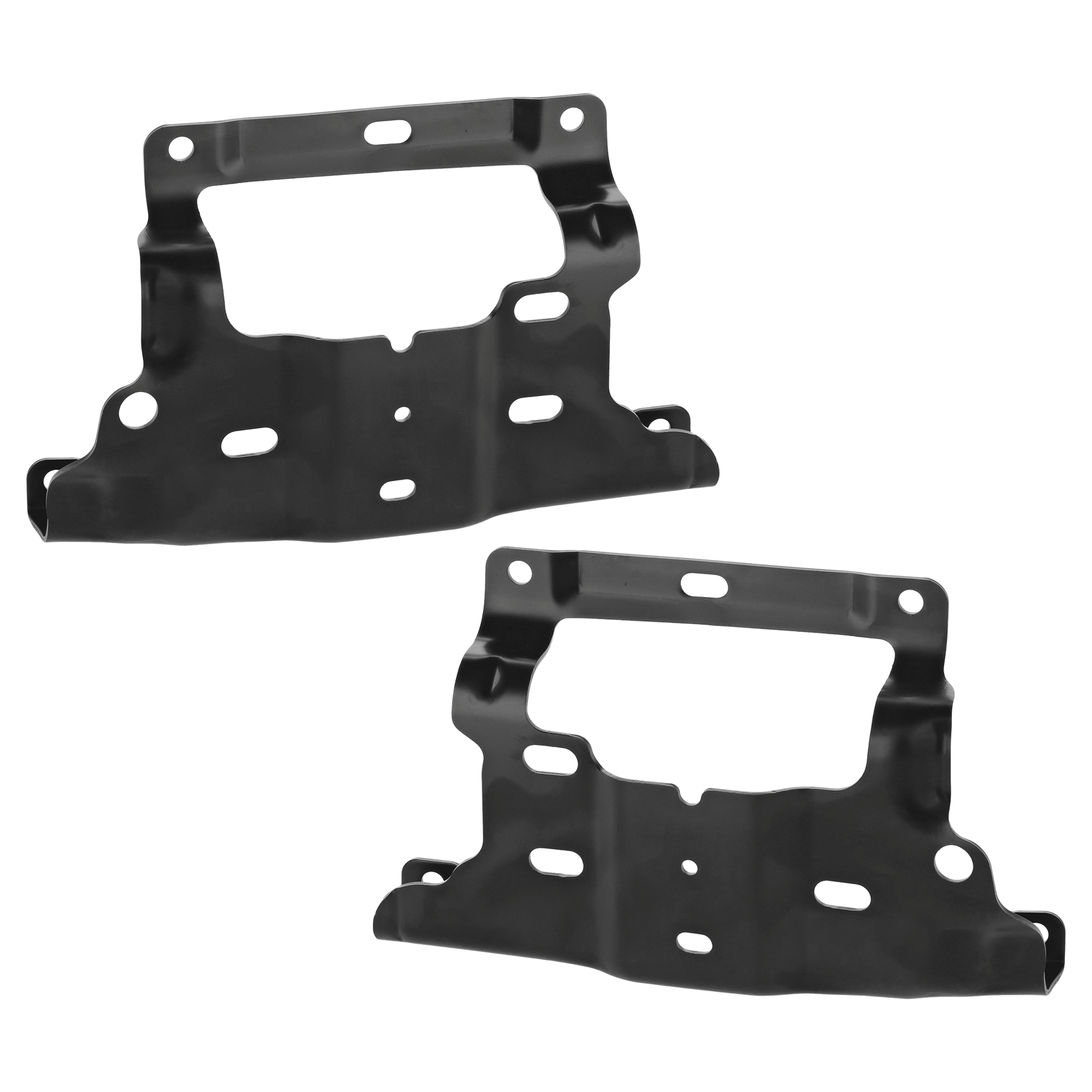 AM BRONCO 21-25 FRONT BUMPER BRACKET RH AND LH Mounting Plate CAPA SKU SET RF01310083Q Partslink FO1066204C FO1067204C OEM M2DZ17B984A M2DZ17B985A