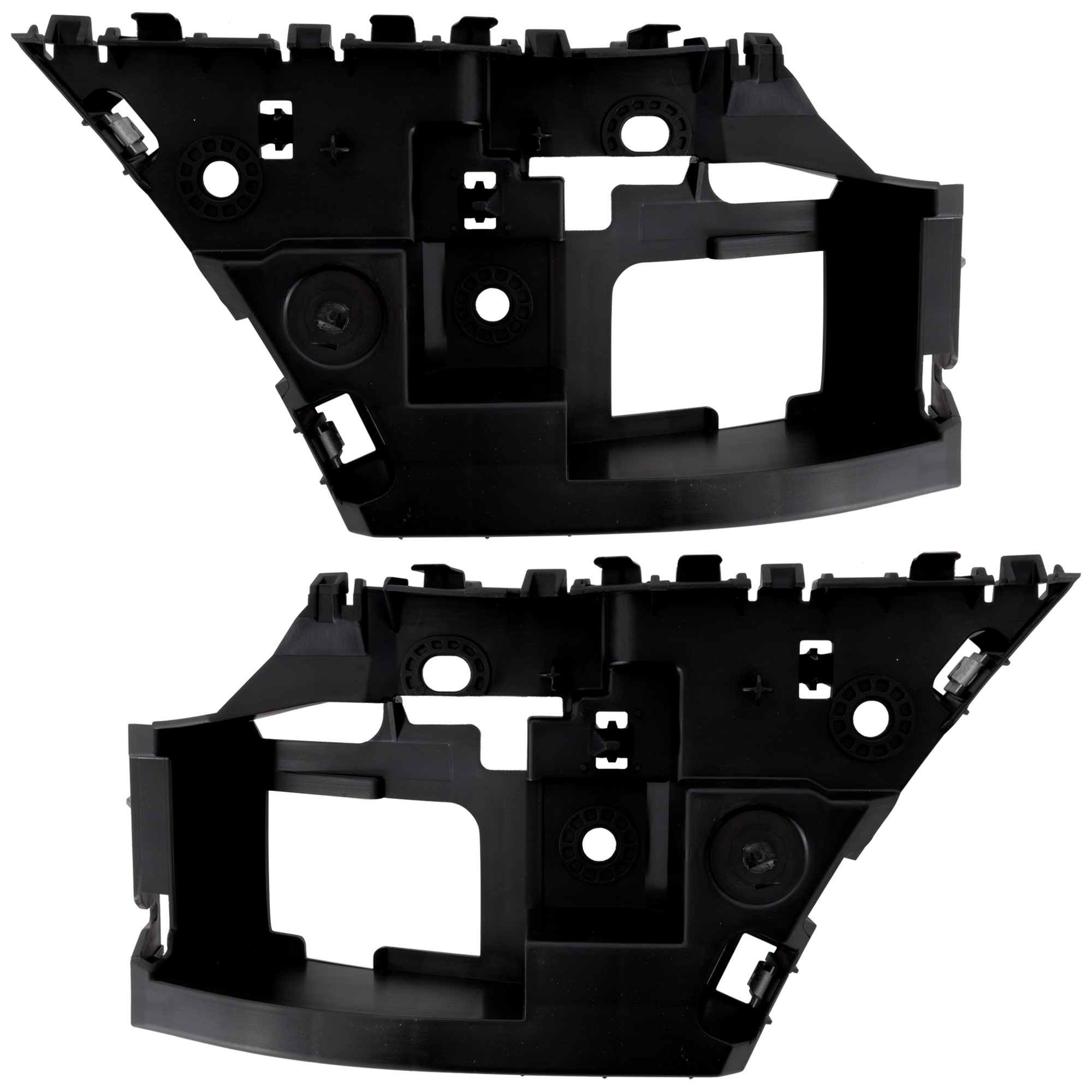 AM F 150 LIGHTNING 22-23 FRONT BUMPER BRACKET RH AND LH Side Cover Reinforcement Plastic CAPA SKU SET RF01310087Q Partslink FO1042167C FO1043167C OEM NL3Z17C947A NL3Z17C947B