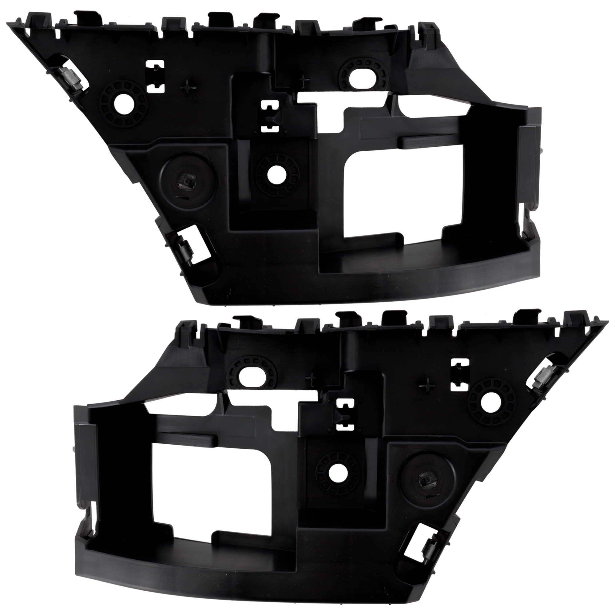 AM F 150 LIGHTNING 22-23 FRONT BUMPER Bracket RH AND LH Side Cover Reinforcement Plastic SKU SET RF01310087 Partslink FO1042167 FO1043167 OEM NL3Z17C947A NL3Z17C947B