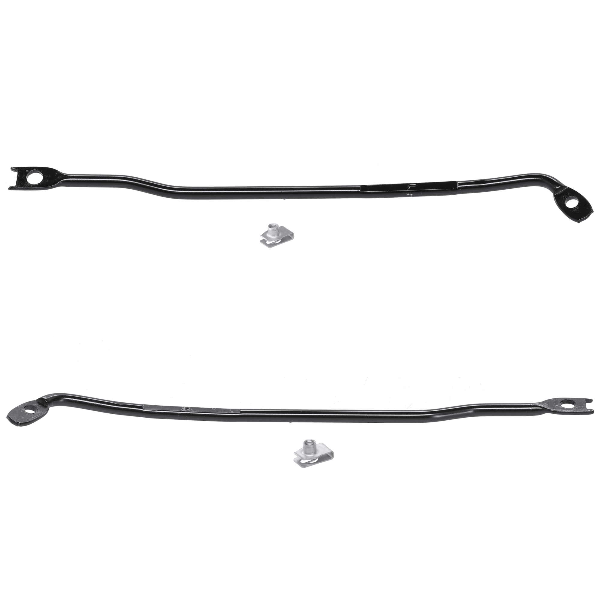 AM F150-21-23 FRONT BUMPER BRACKET RH AND LH Upper Steel Crew Extended Regular Cab SKU SET RF01310091 Partslink FO1042168 FO1043168 OEM ML3Z17B836A ML3Z17B837A