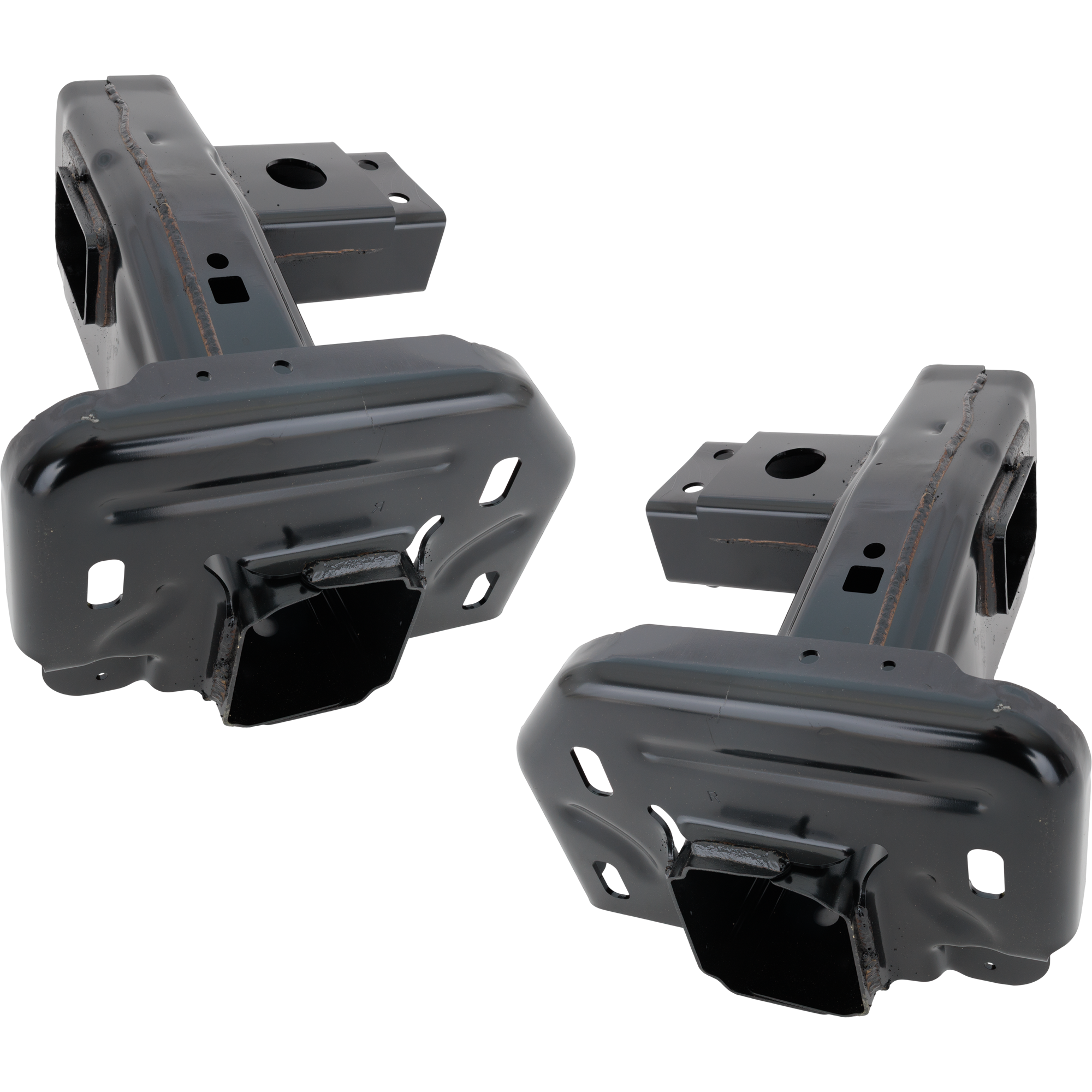 AM F 150-21-24 FRONT BUMPER BRACKET RH AND LH Assembly Frame Rail Repair Kit 21-23-164 in. Wheelbase Crew Cab Extended Cap Pickup SKU SET RF01310093 Partslink FO1066212 FO1067212 OEM ML3Z5D058B ML3Z5D059B