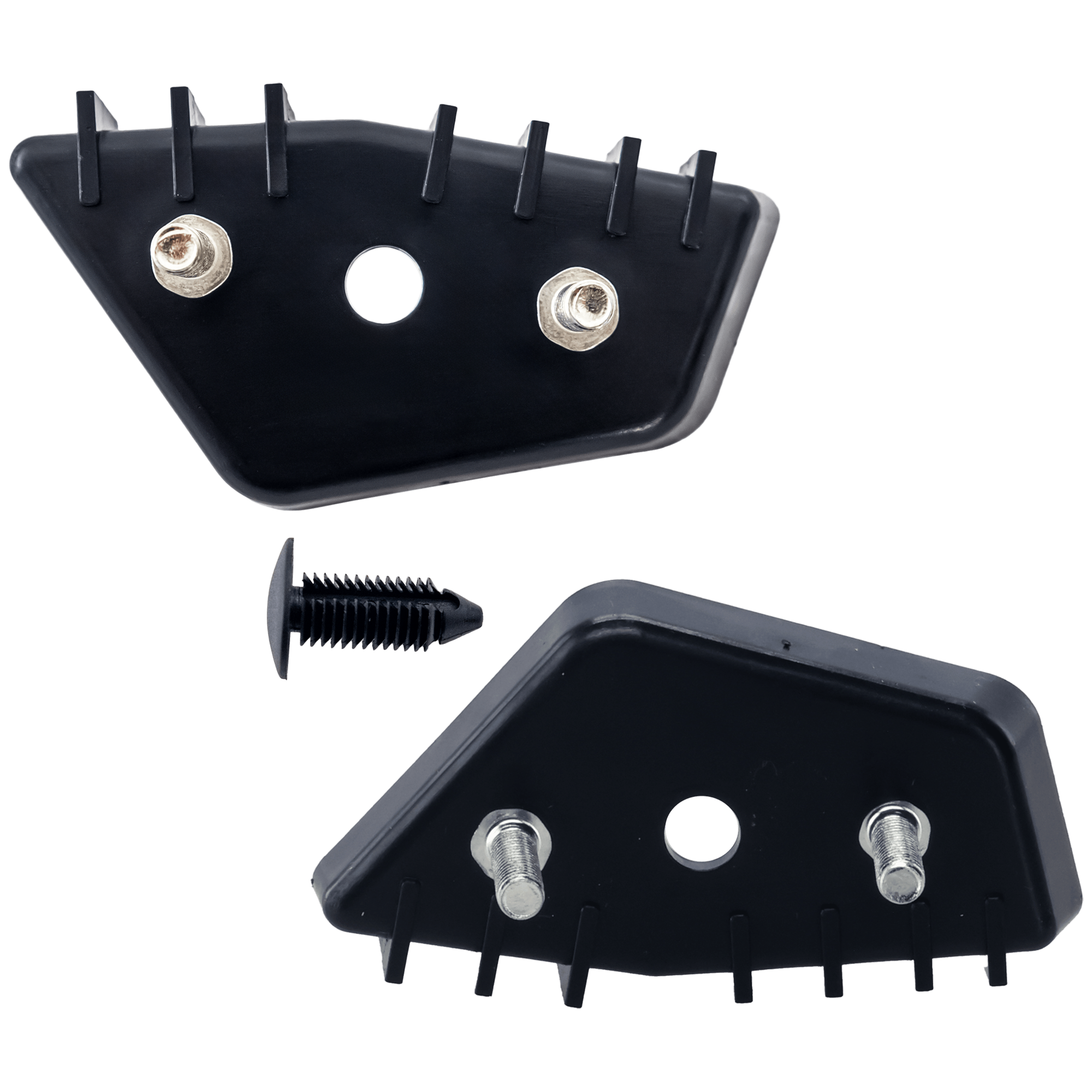 AM MUSTANG 18-23 FRONT BUMPER BRACKET RH AND LH Side Cover Reinforcement Exc. Shelby GT350 Shelby GT350R Shelby GT500 SKU SET RF01310105 Partslink FO1042154 FO1043154 OEM JR3Z17C947B JR3Z17C947C
