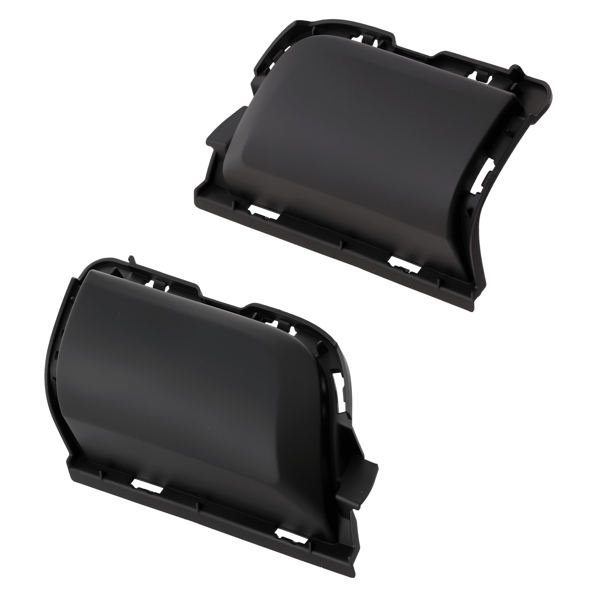 AM EXPEDITION 22-24 FRONT BUMPER TOW HOOK COVER RH AND LH Primed w o Tow Hook Holes SKU SET RF01440023 Partslink FO1029121 FO1029122 OEM NL1Z17E810CAPTM NL1Z17E811CAPT