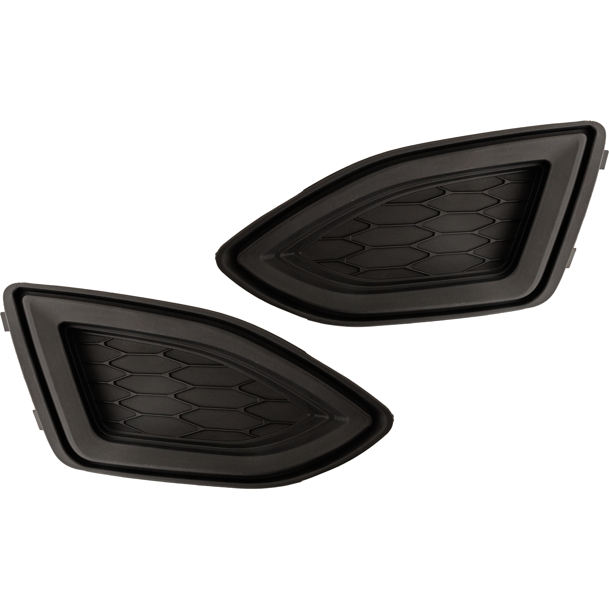 AM EDGE 15-18 FRONT BUMPER GRILLE RH AND LH Textured Black SKU SET RF01530055 Partslink FO1038177 FO1039177 OEM FT4Z17B814AA FT4Z17B814AB