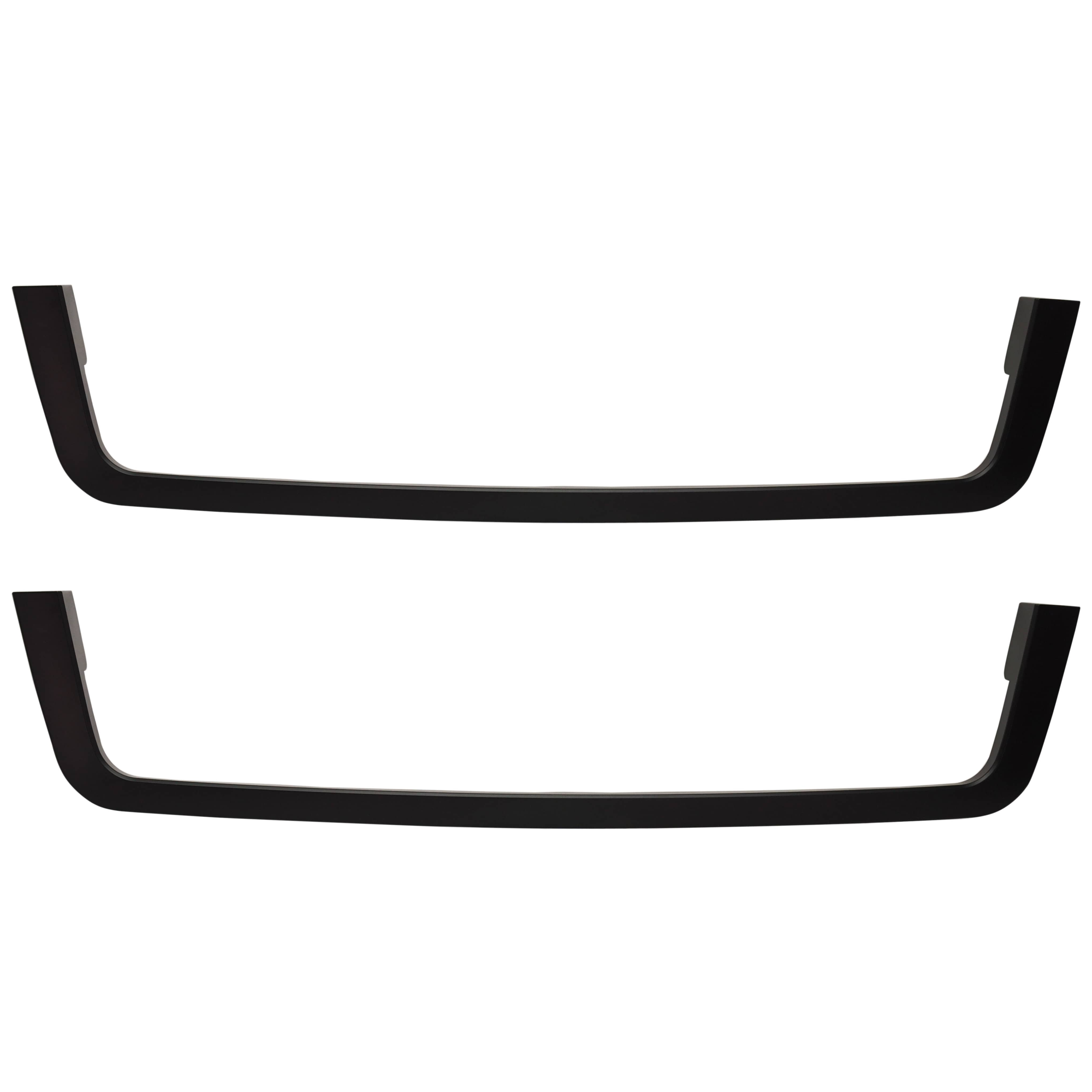 AM FREIGHTLINER CASCADIA 18-20 FRONT BUMPER MOLDING RH AND LH Black SKU SET RF01590002 HD 2 OEM 2128982002