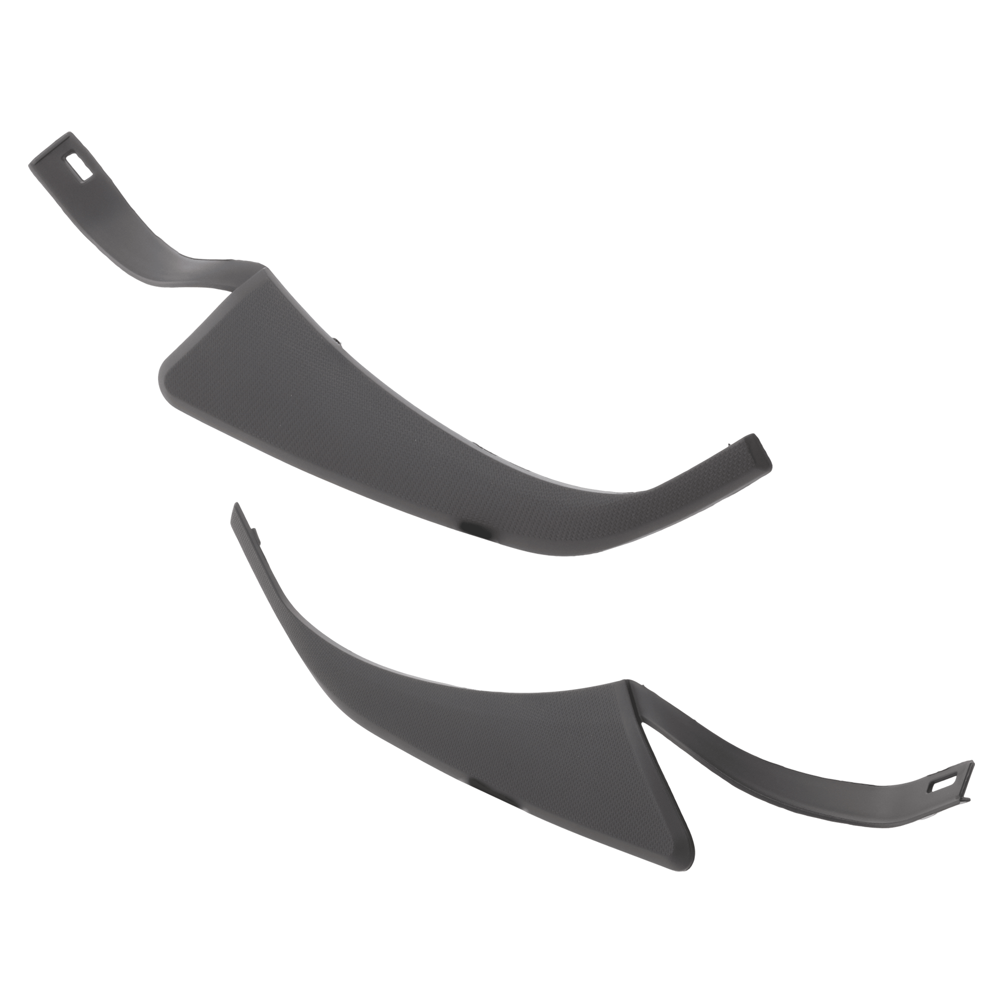 AM F SERIES SUPER DUTY 11-16 FRONT BUMPER MOLDING RH AND LH Outer Black w Molding Clip SKU SET RF01590017 Partslink FO1046104 FO1047104 OEM BC3Z17K832CA BC3Z17K833CA