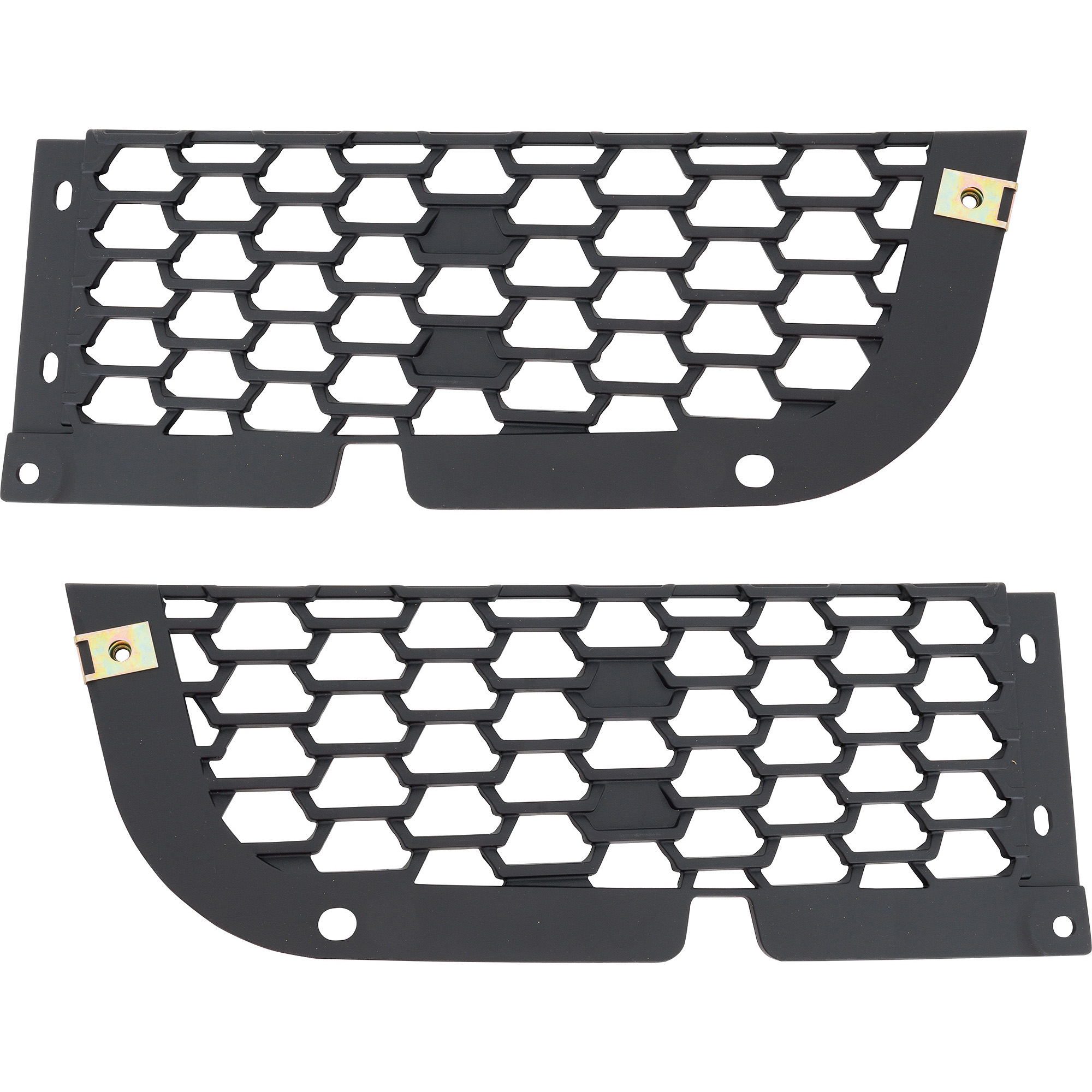 AM FREIGHTLINER CASCADIA 18-22 FRONT BUMPER GRILLE RH AND LH Gray Mesh SKU SET RF01590019 HD OEM 2128985001-2128985002