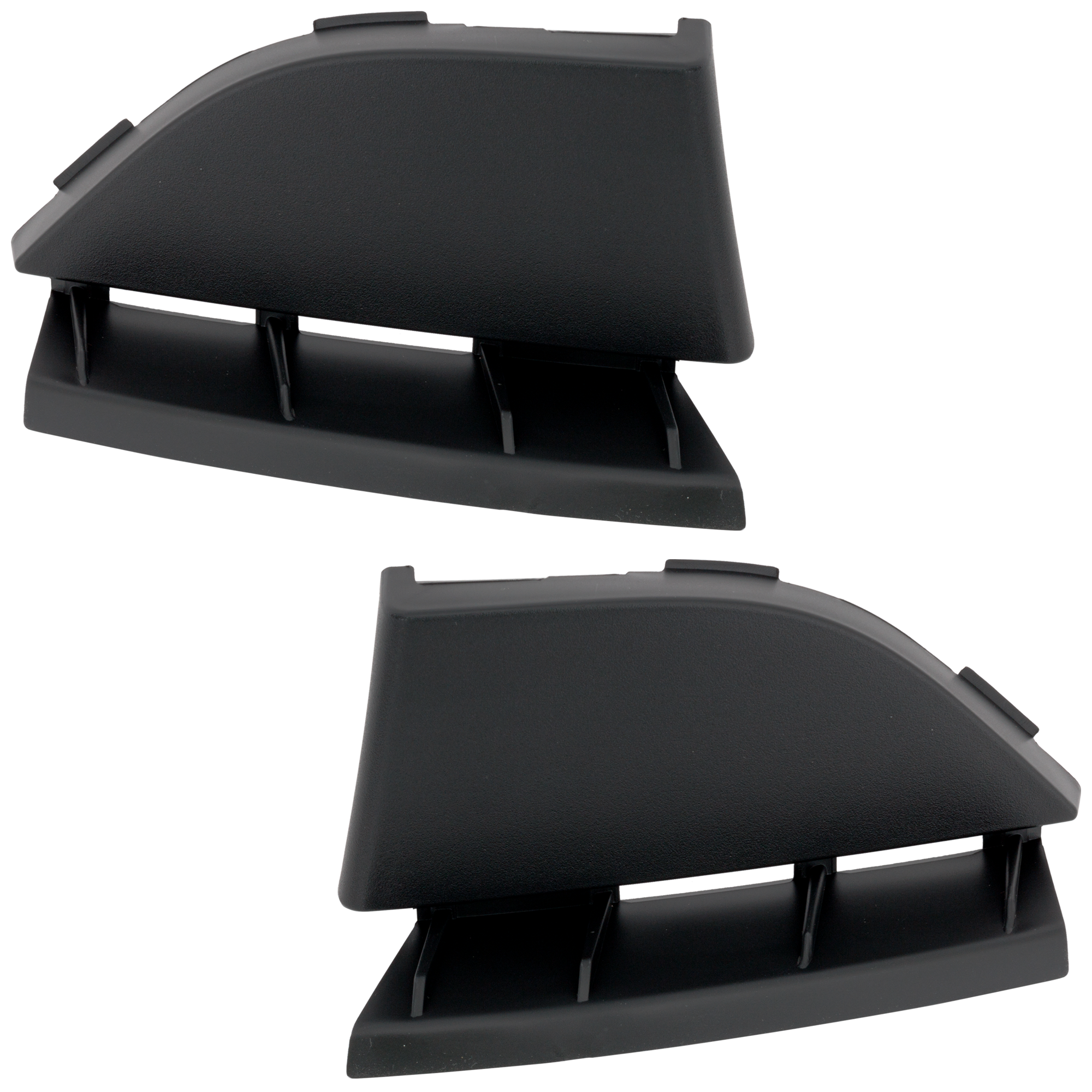 AM ECOSPORT 18-19 FRONT BUMPER MOLDING RH AND LH Textured Cover Protector To 10-1-18 SKU SET RF01590027 Partslink FO1033109 FO1032109 OEM GN1Z8419BC GN1Z8419AC