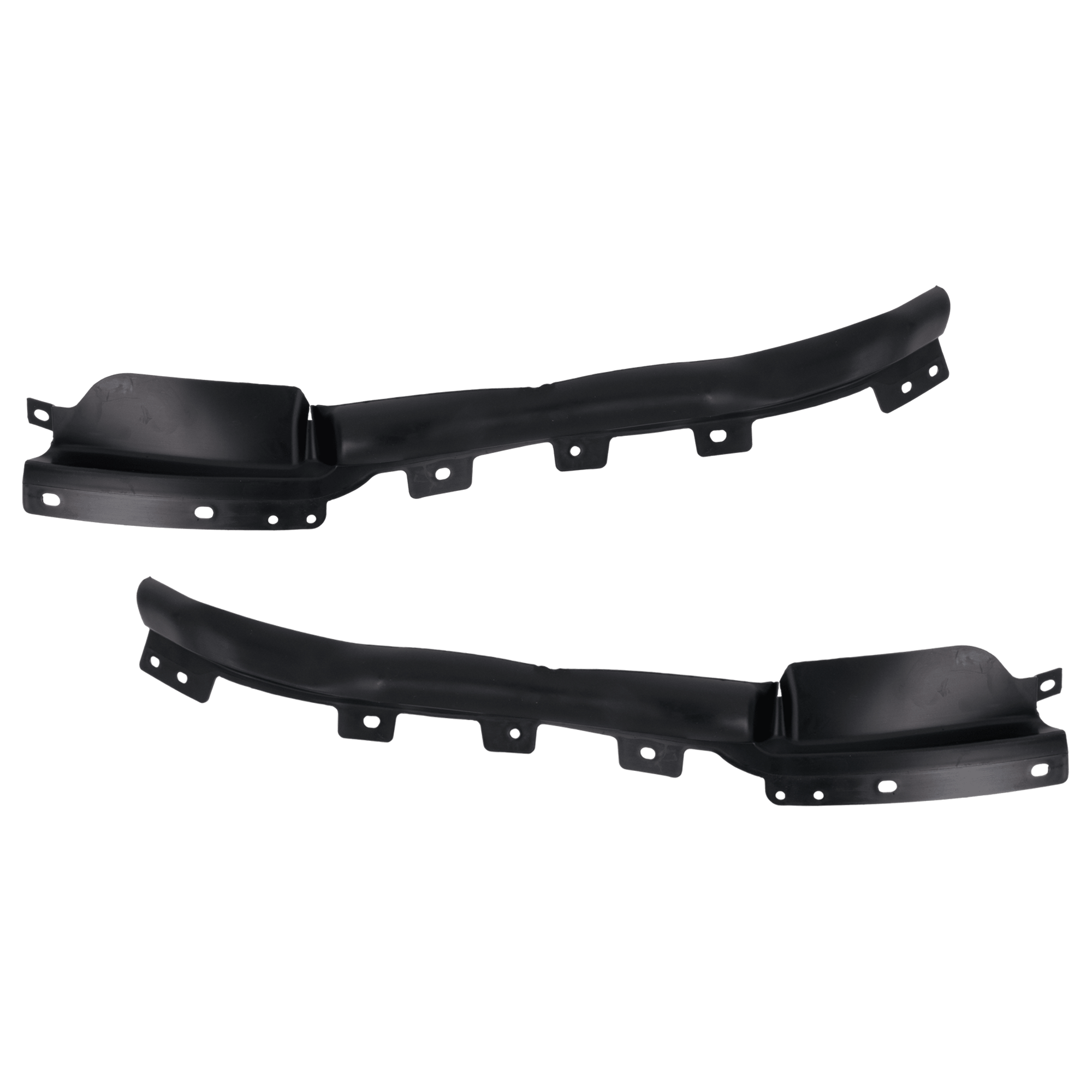AM F SERIES SUPER DUTY 20-22 FRONT BUMPER MOLDING RH AND LH Textured Crew Extended Standard Pickup SKU SET RF01590047 Partslink FO1046116 FO1047116 OEM LC3Z17K833A LC3Z17K833B