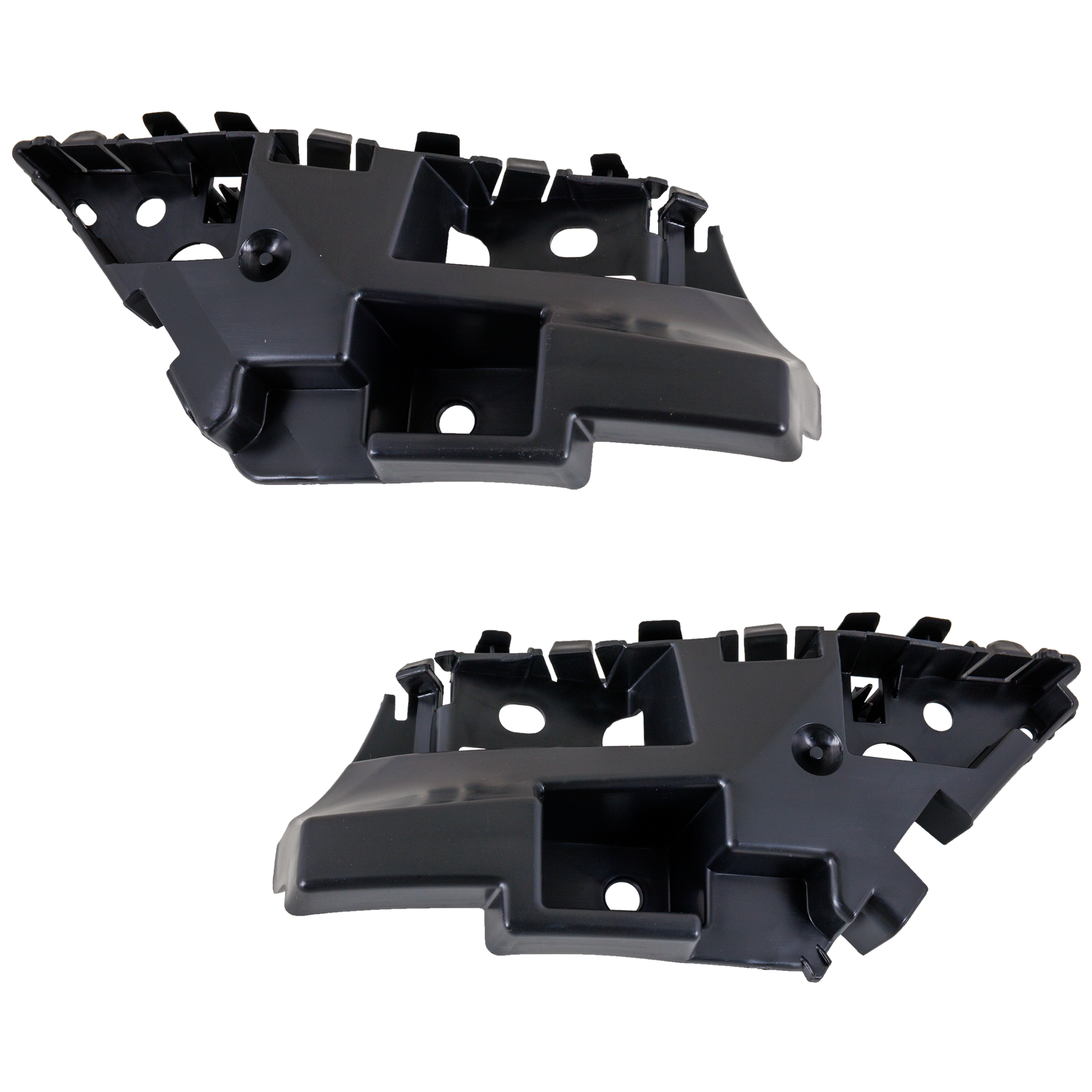 AM F 150-18-20 FRONT BUMPER FILLER RH AND LH Black Headlight Mounting w o Wheel Opening Moldings All Body Types SKU SET RF04050005 Partslink FO1043159 FO1042159 OEM JL3Z17C947E JL3Z17C947G