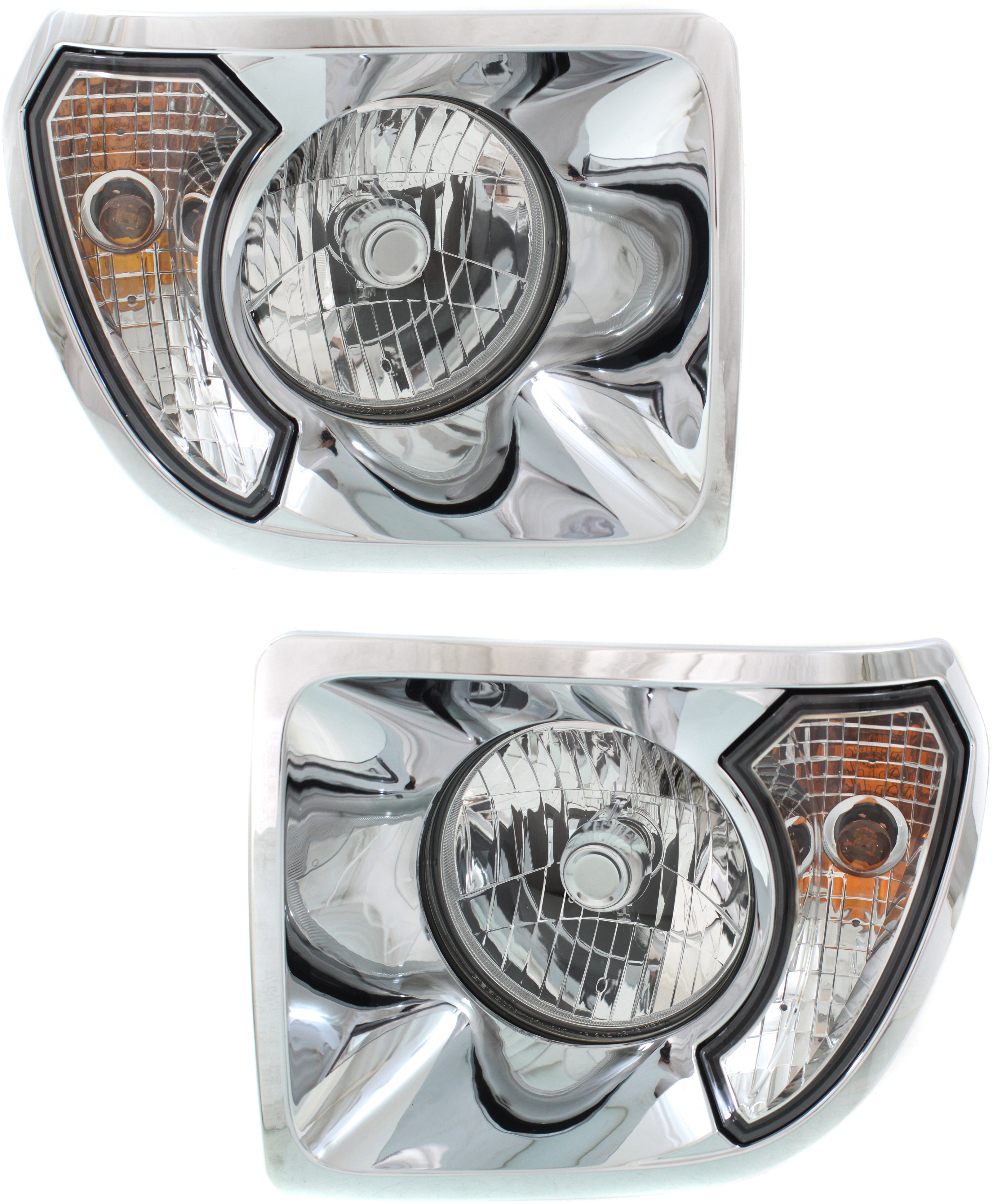 AM 108SD 12-17 HEAD LAMP RH AND LH Assembly SKU SET RF10010017 HD Partslink FL2503107 FL2502107 OEM A0688632007 A0688632006