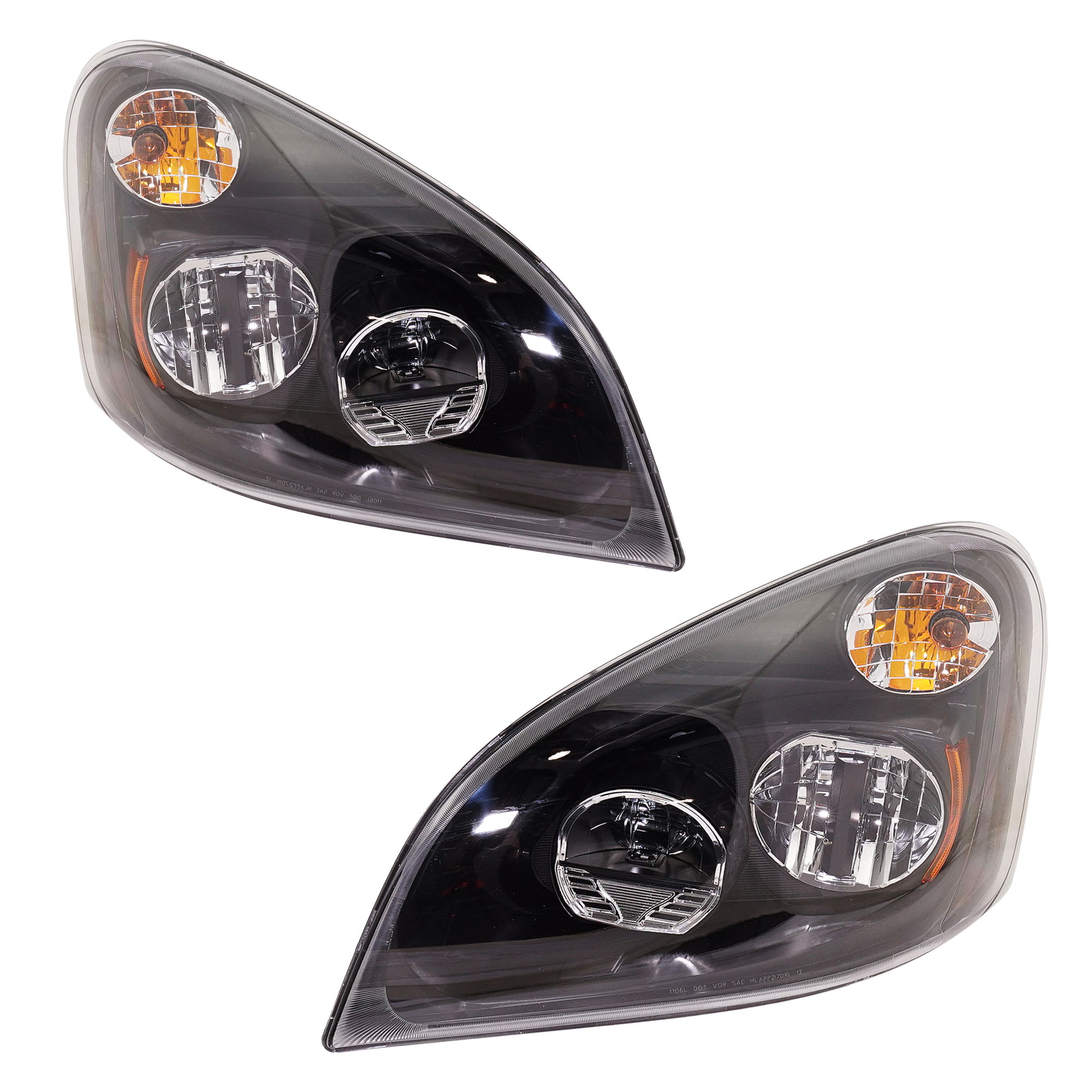 AM FREIGHTLINER CASCADIA 15-18 HEAD LAMP RH AND LH Assembly LED SKU SET RF10010081 HD OEM TL27600CD TL27601CD
