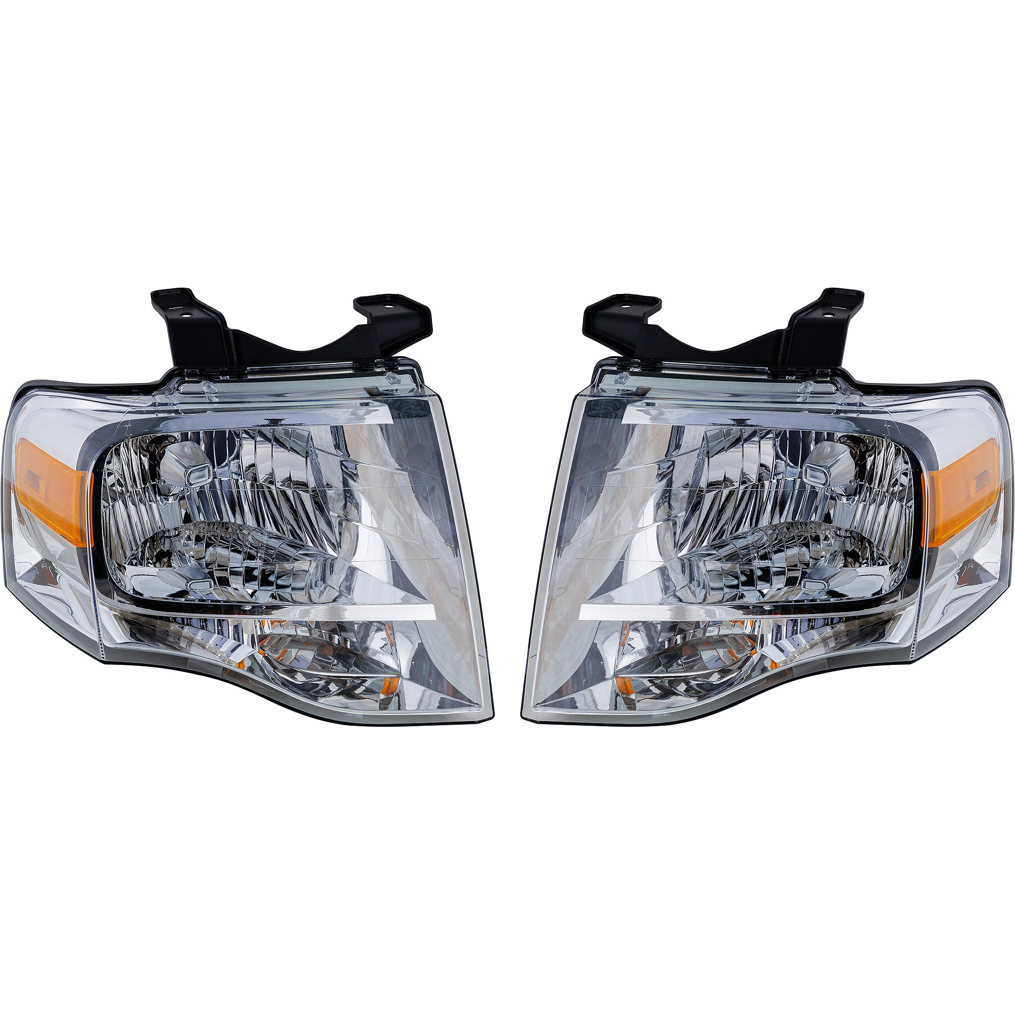 AM EXPEDITION 07-14 HEAD LAMP RH AND LH Assembly Halogen w o Black Out SKU SET RF10010123 Partslink FO2503226 FO2502226 OEM 7L1Z13008AB 7L1Z13008BB