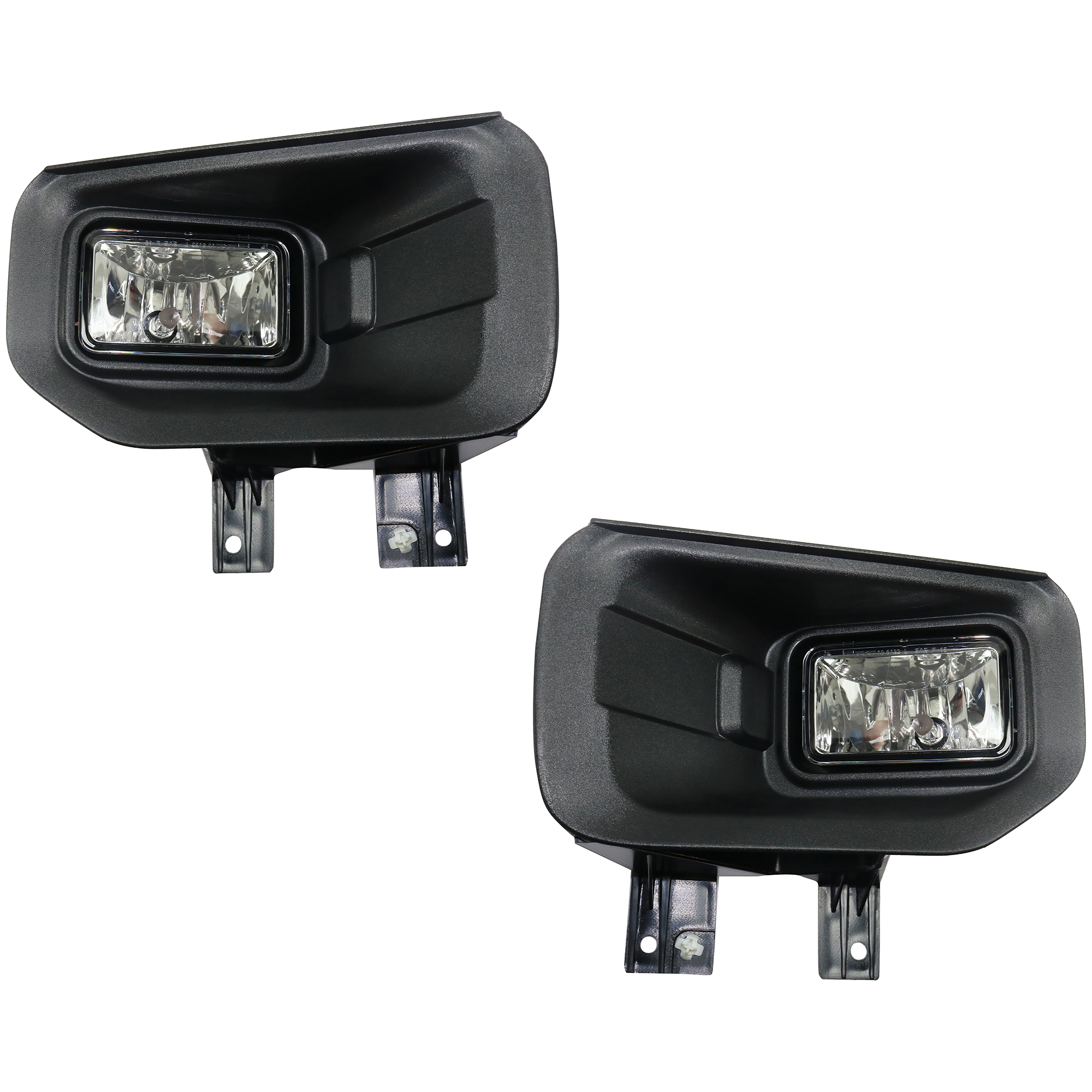 AM F 150-15-17 FRONT FOG LAMP RH and LH Assembly Exc. Raptor Model All Cab Type w Mounting Bracket CAPA SKU SET RF10750007Q Partslink FO2592244C FO2593244C OEM FL3Z15200A FL3Z15201A