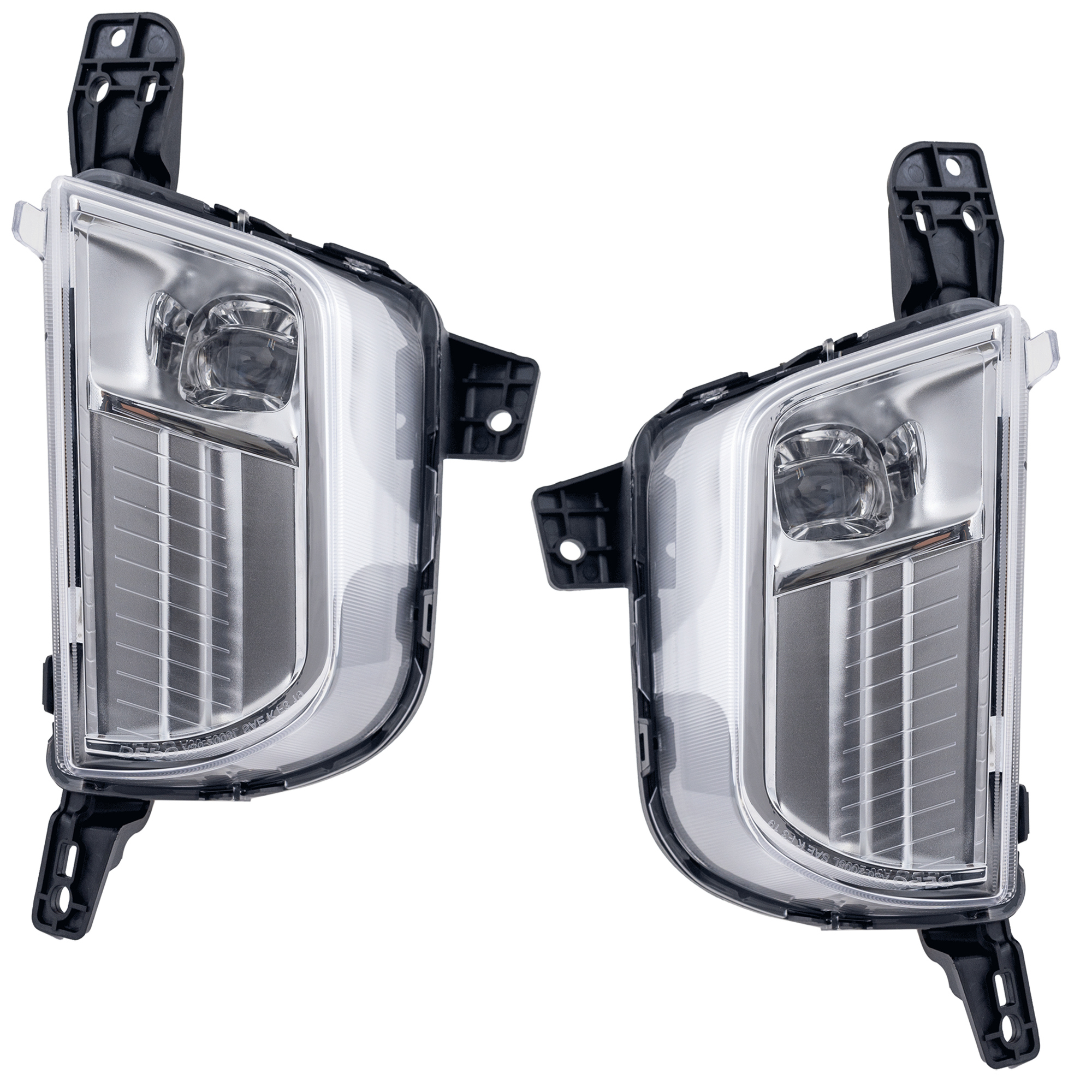 AM EDGE 19-24 FRONT FOG LAMP RH AND LH Assembly LED CAPA SKU SET RF10750031Q Partslink FO2593253C FO2592253C OEM KT4Z15200B KT4Z15201B